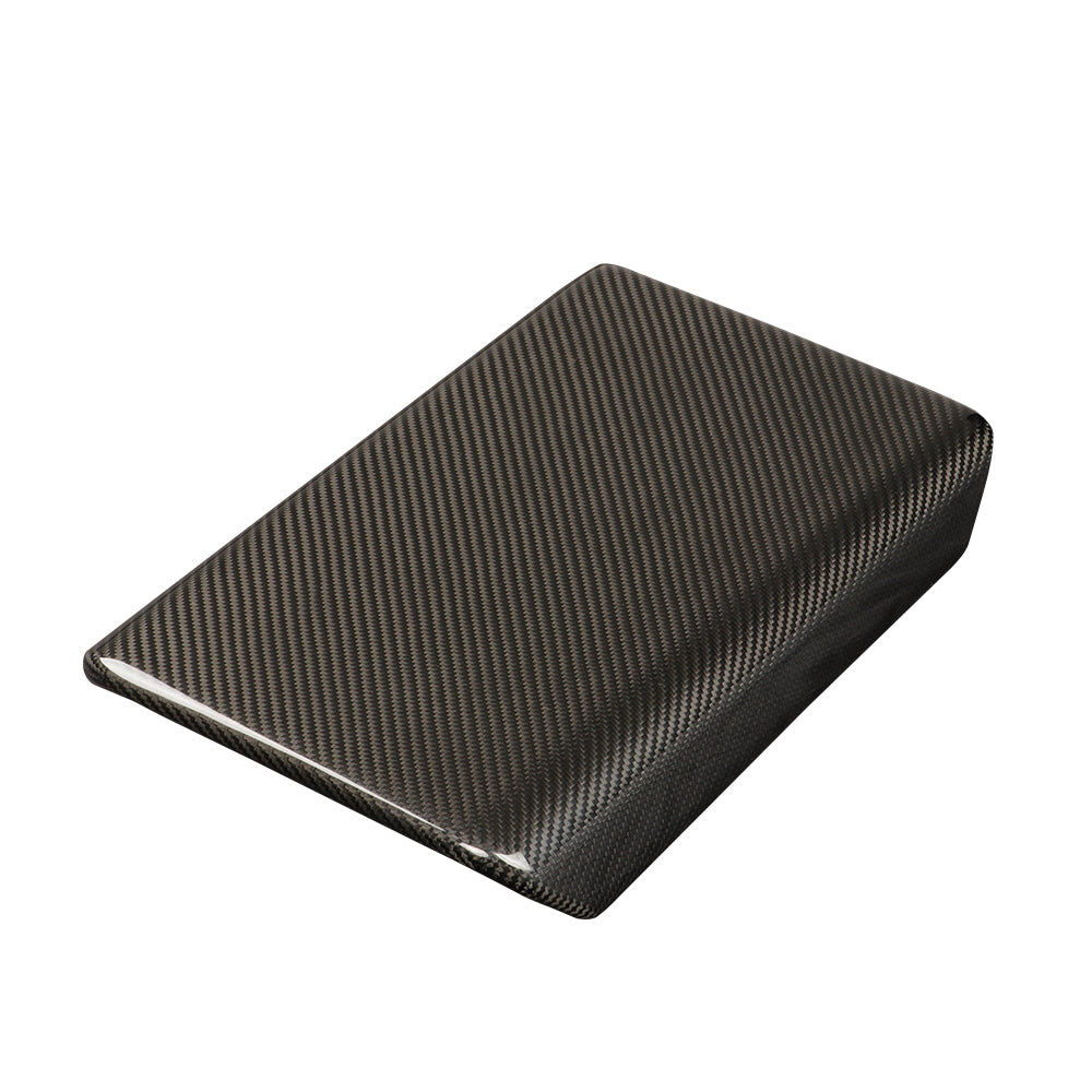 Premium Real Carbon Fiber Armrest Box Cover for 2024+ Tesla Model 3 Highland | Interior Upgrade Accessory | Perfect for Daily Driving & Car Enthusiasts