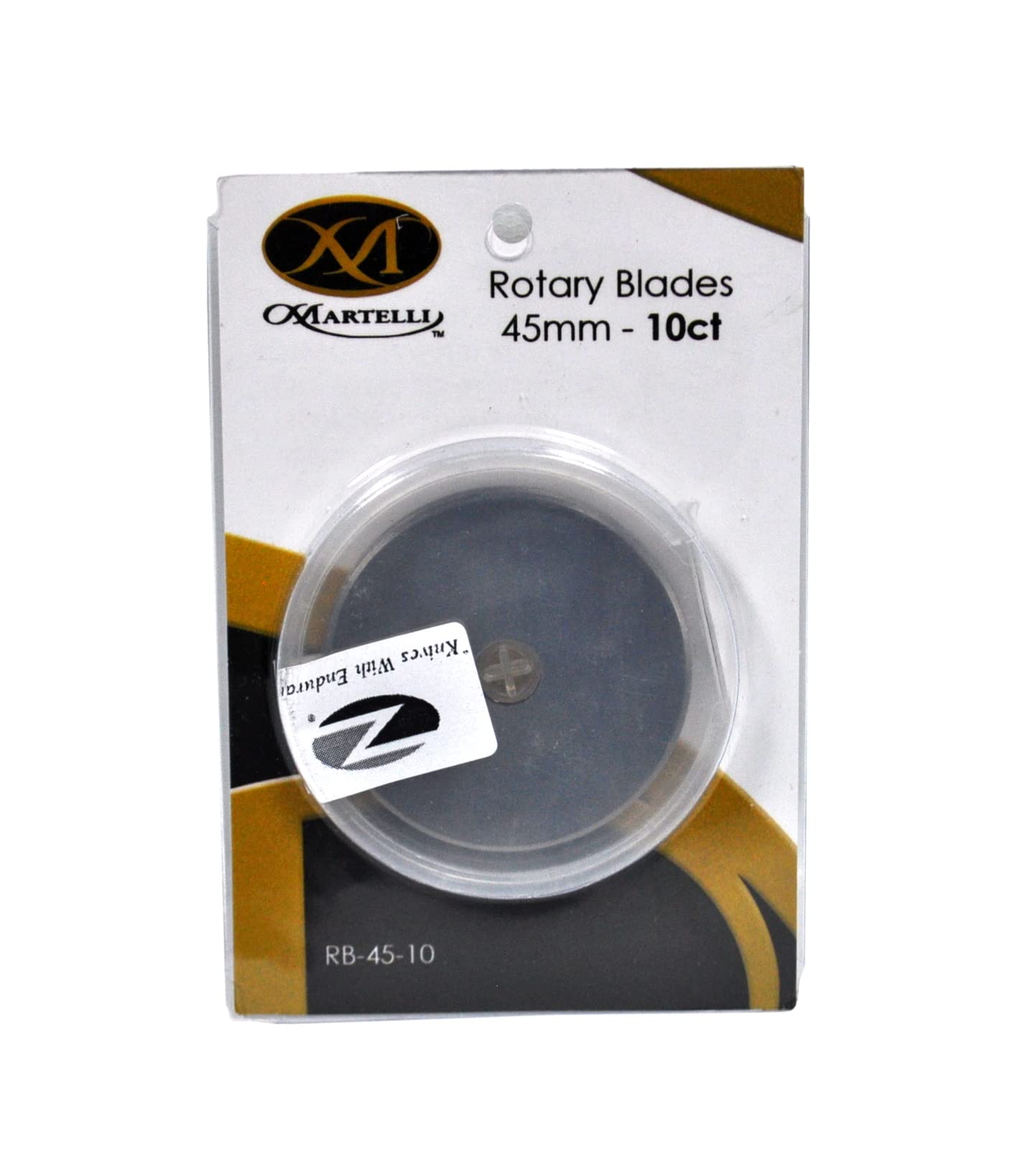 Martelli 45mm Rotary Cutter Blades - 10-Pack Premium Replacement Blades for Fabric Cutting | Perfect for Quilting, Sewing & Craft Projects