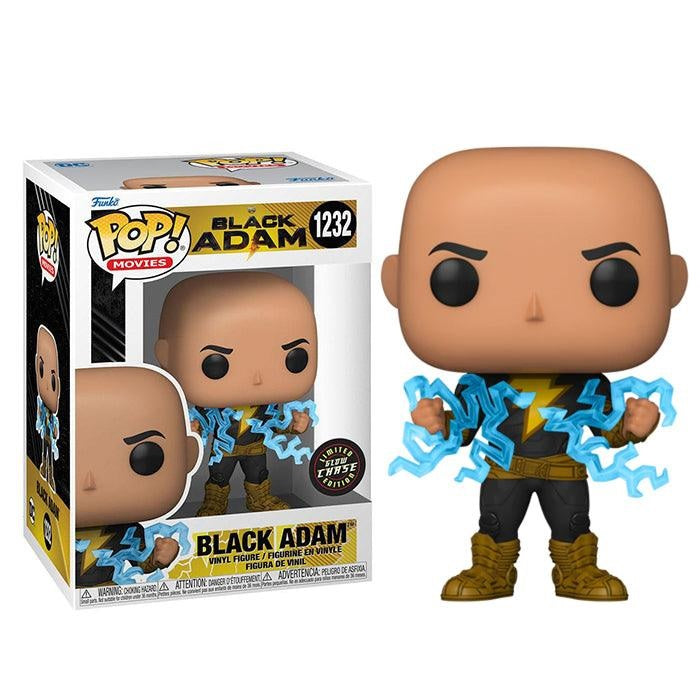 FUNKO DC Black Adam Lightning Chase Glow Limited Edition Pop Vinyl Figure - Collectible Action Figure for DC Fans & Movie Enthusiasts