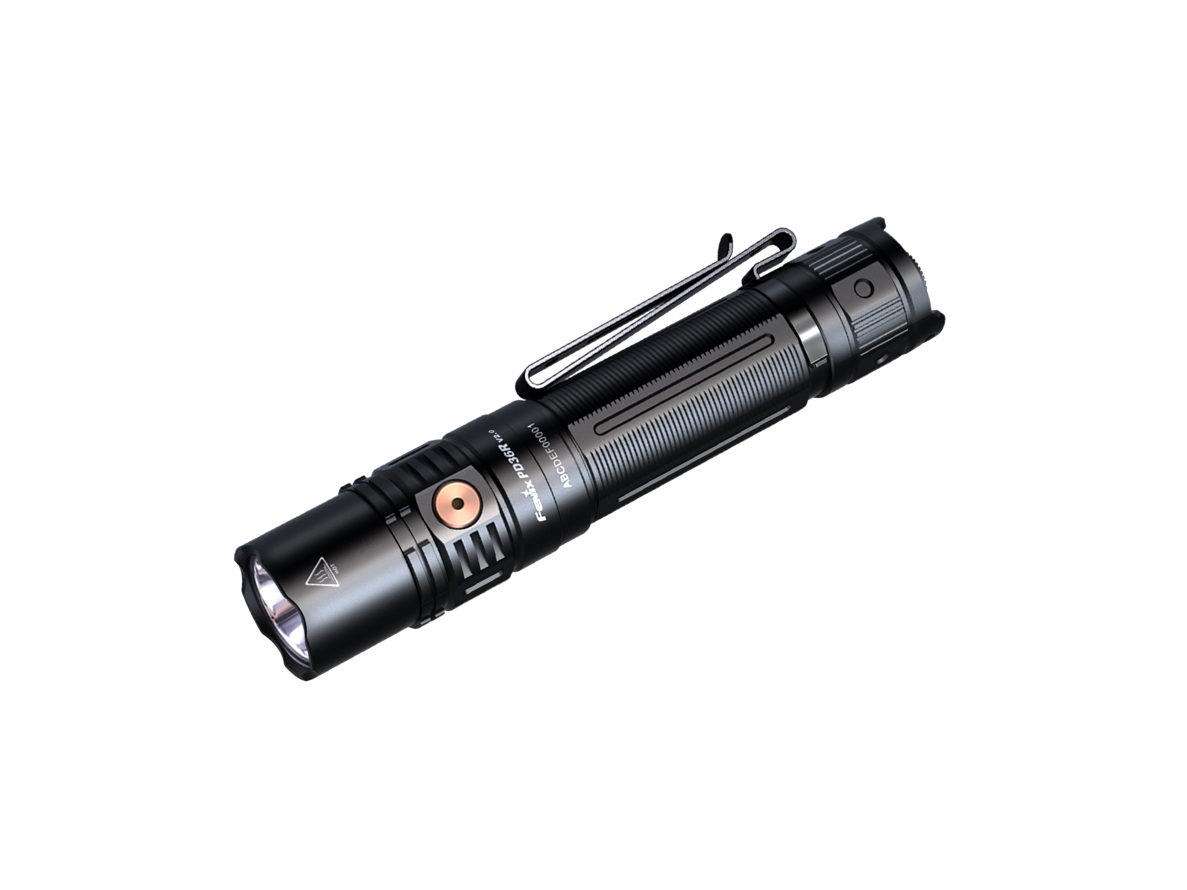 Fenix PD36R V2 Compact Rechargeable Tactical Flashlight - 1700 Lumens Bright LED, IP68 Waterproof, for Camping, Hiking, Emergency & Outdoor Adventures