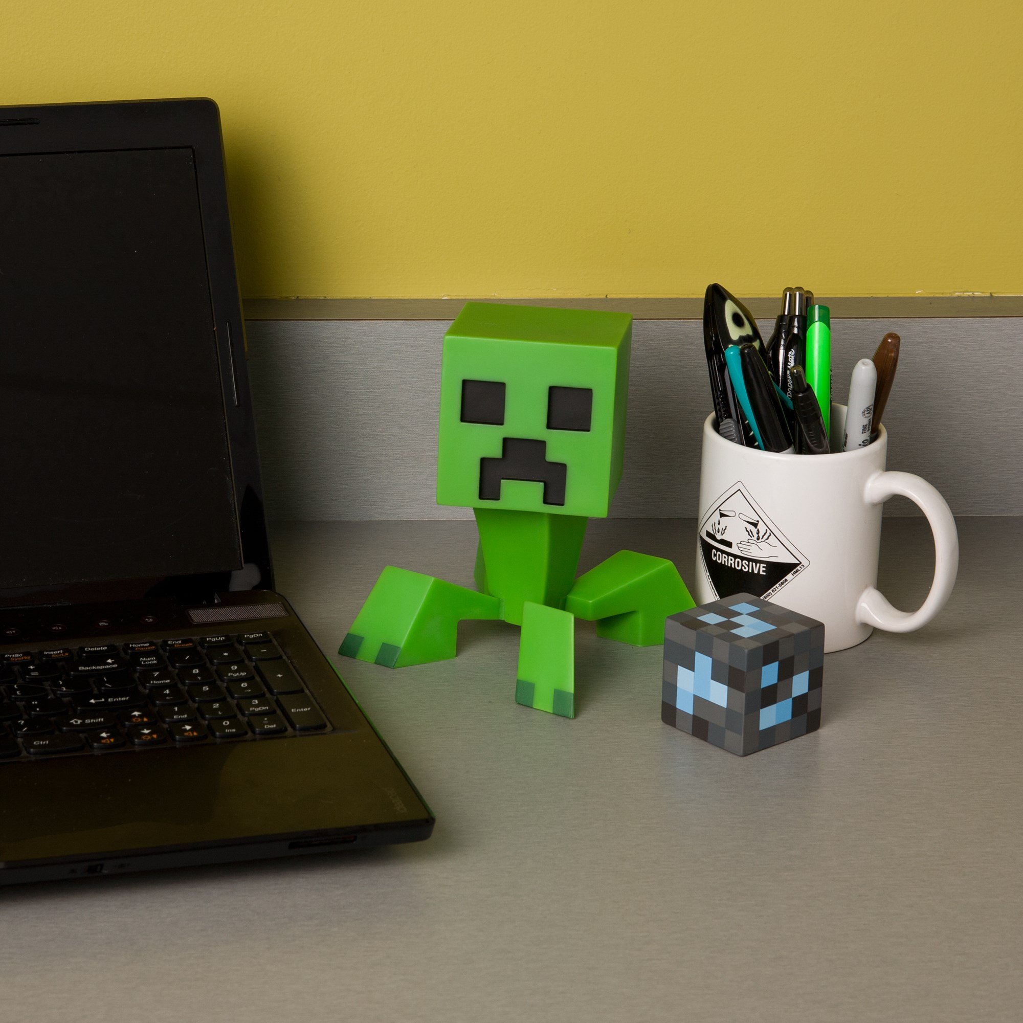 Official Minecraft Diamond Steve 6-Inch Vinyl Collectible Figure - Perfect for Gaming Decor, Gift for Fans & Collectors