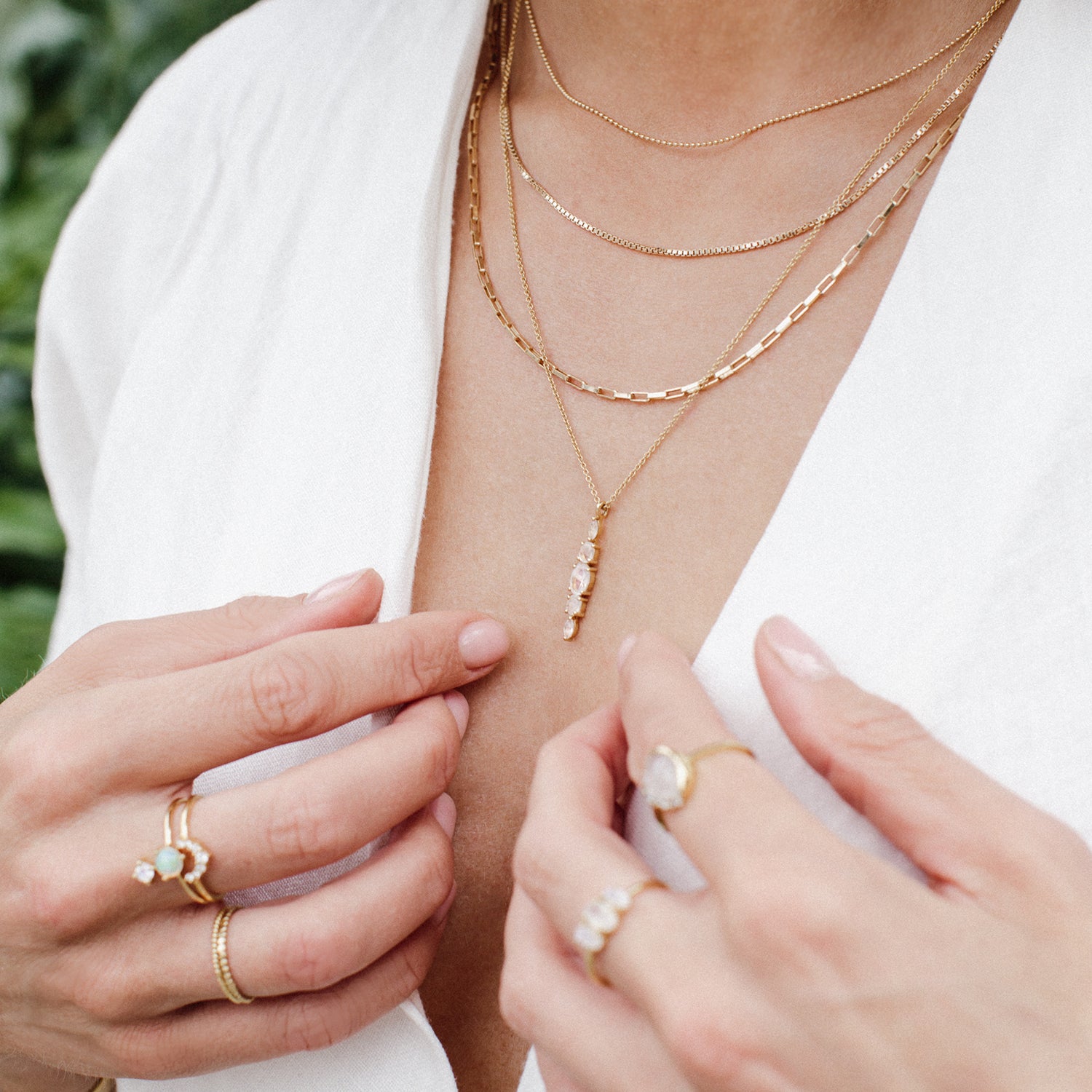 Stylish Venetian Chain Necklace for Women - 18K Gold Plated Layering Necklace Jewelry Gift for Her | Perfect for Date Night, Parties & Everyday Wear