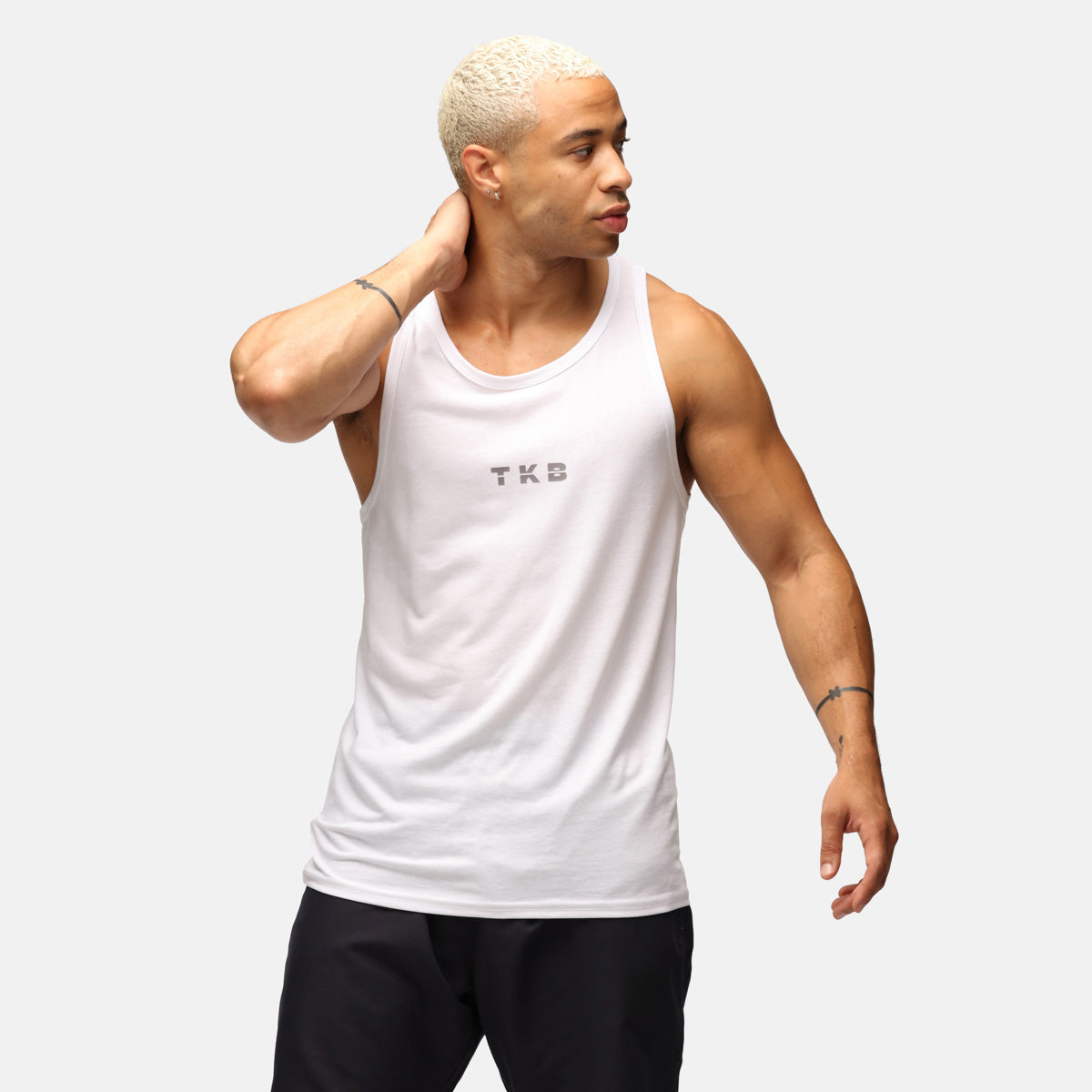 Men's White Tri-Blend Vest - Lightweight & Breathable for Casual Wear, Layering, and Outdoor Activities