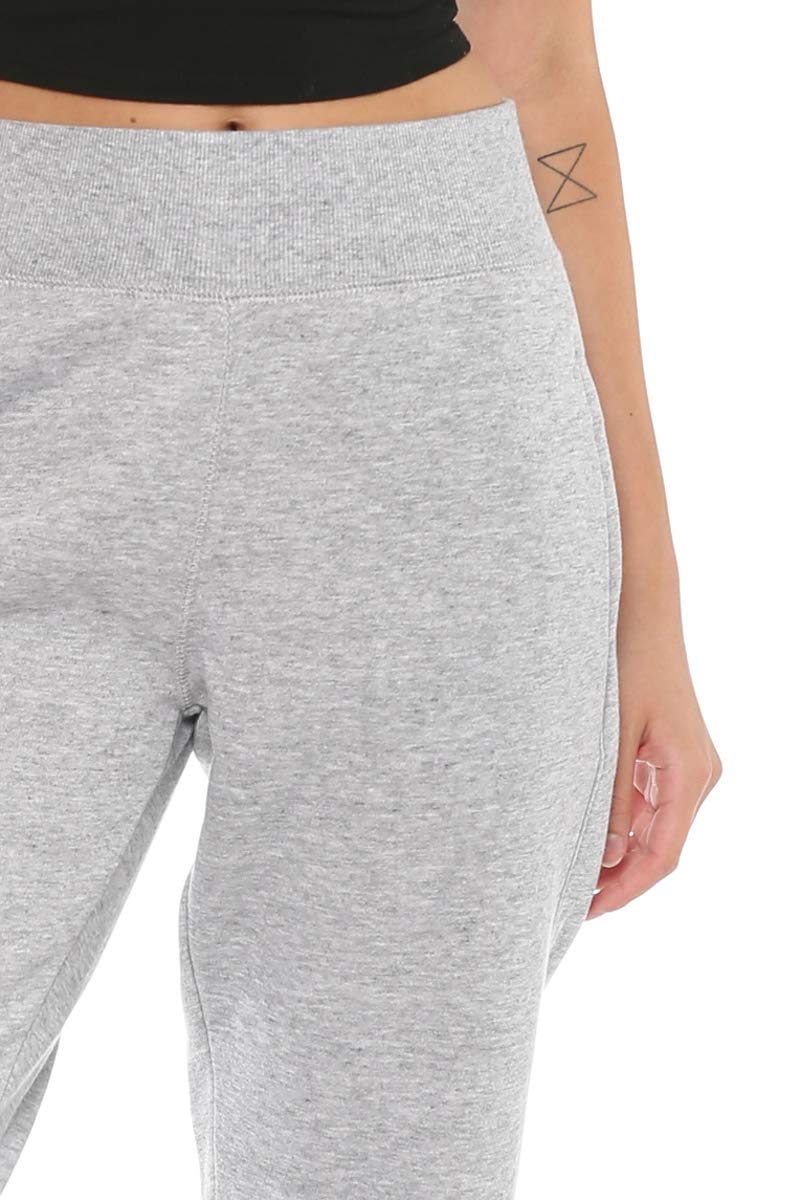 Urban Look Women's Elastic Waistband Soft Fleece Jogger Pants - Comfortable Lounge & Workout Pants for Yoga, Running, and Casual Wear