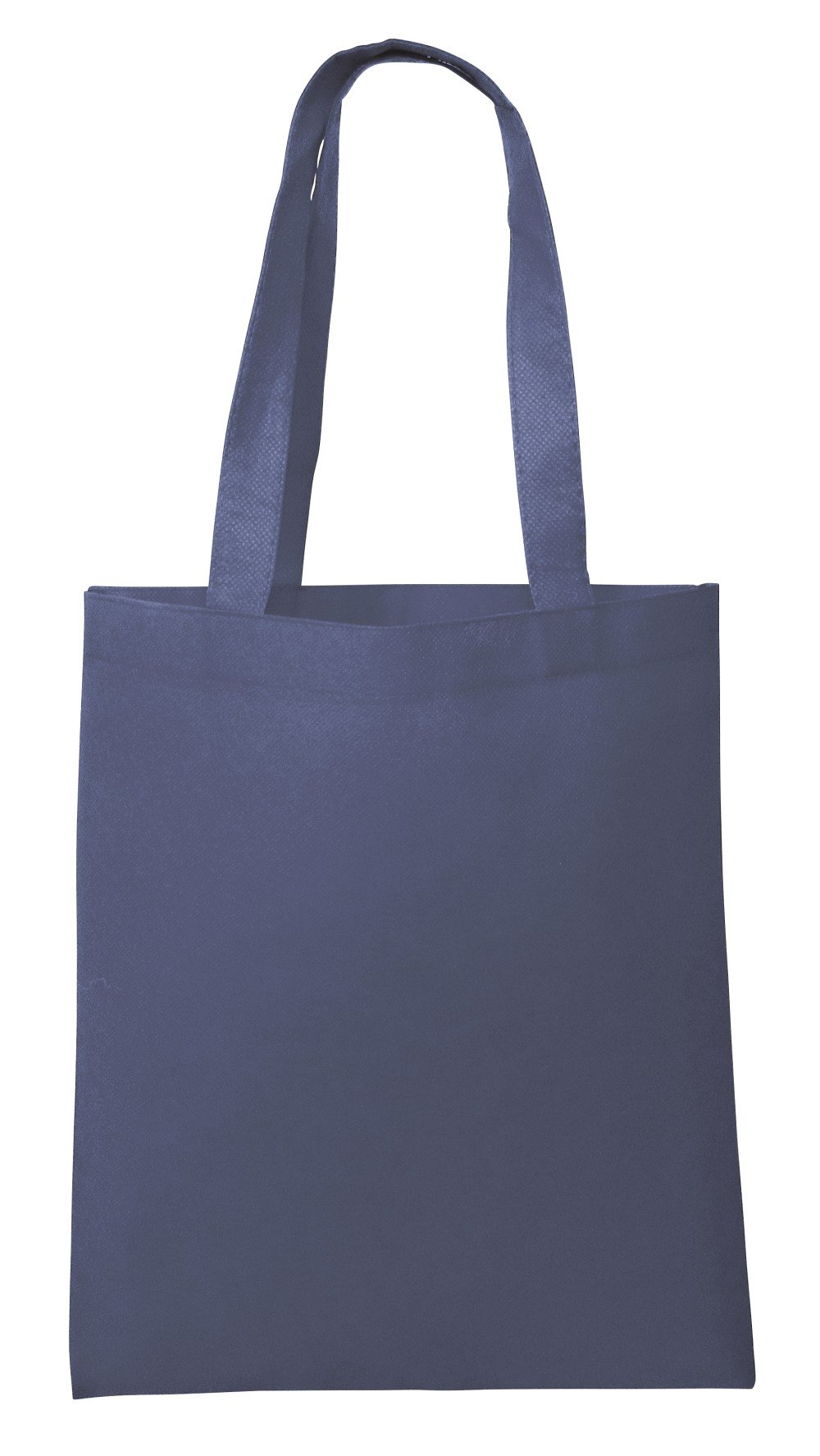 16 Pack Reusable Eco-Friendly Non-Woven Grocery Shopping Tote Bags - Recyclable Carry-All for Groceries, School, Art Crafts & Outdoor Activities (Navy Blue) - Perfect for Shopping, Beach Trips & Farmers Markets