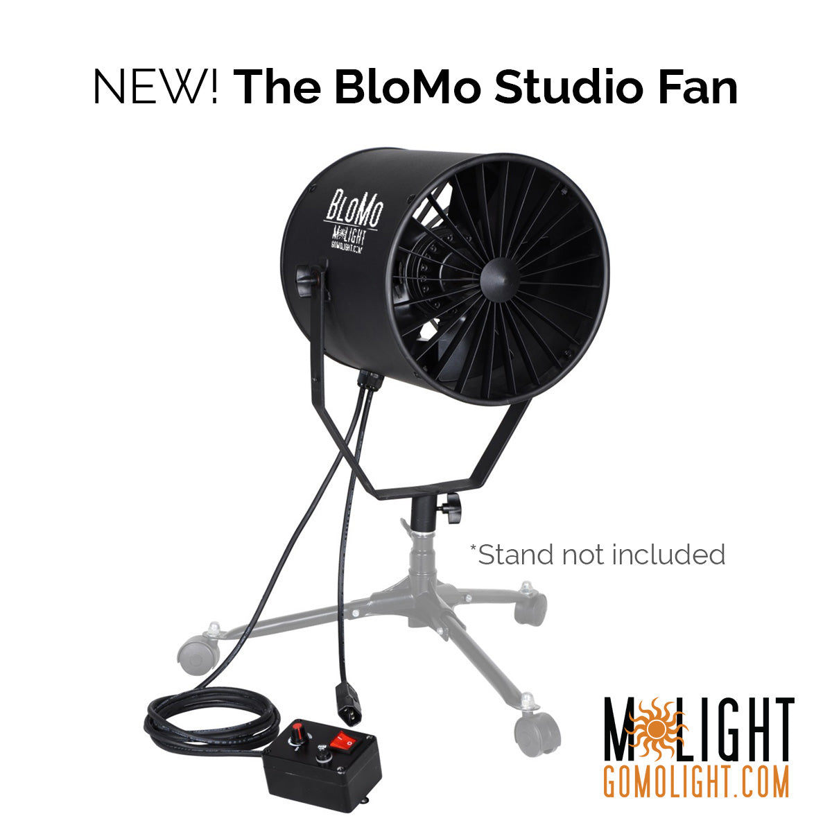 BloMo Studio Fan - Portable USB Desk Fan with 3 Speeds, Quiet Cooling for Home, Office, and Travel | Perfect for Work, Study, and Outdoor Activities