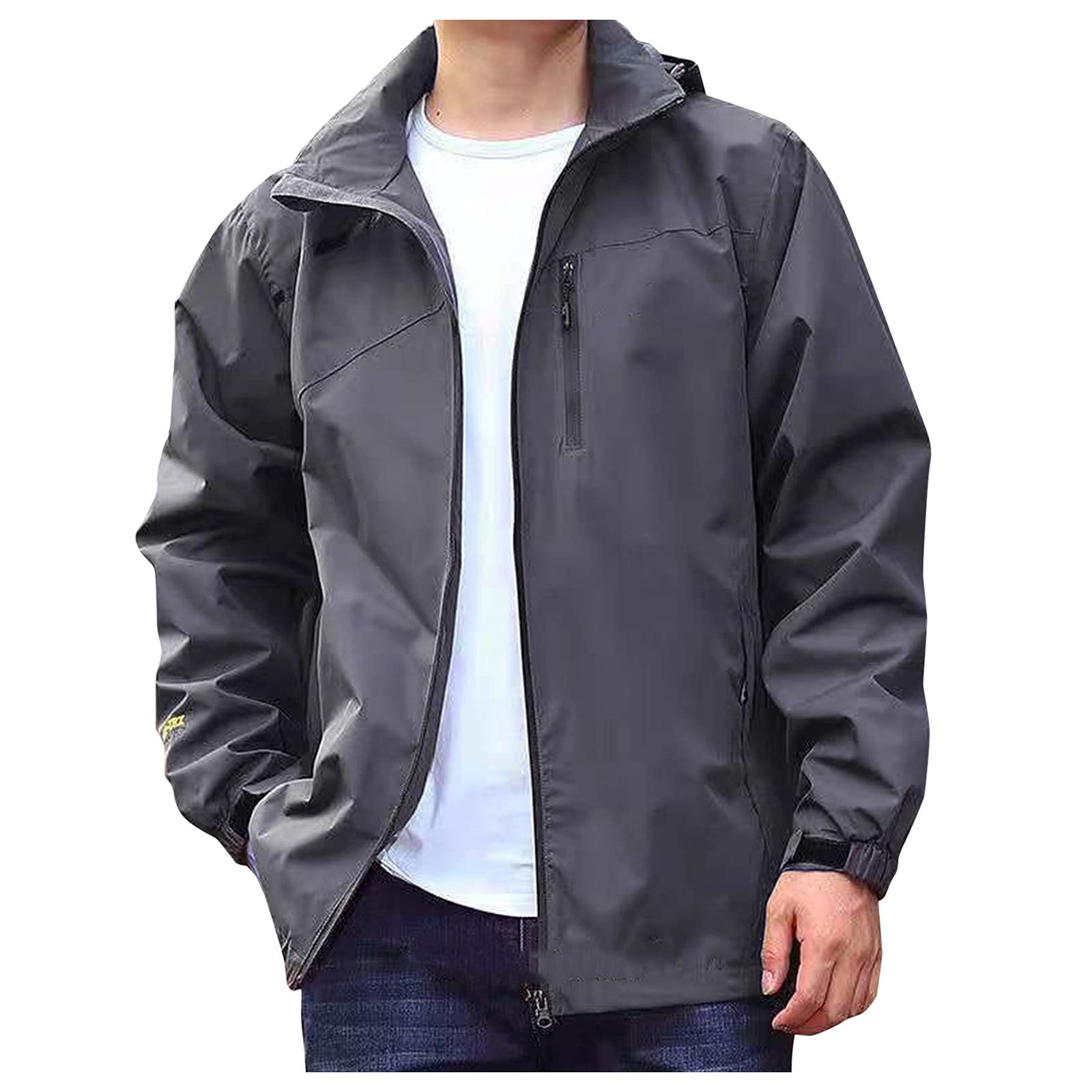 Men's Winter Jacket - Trendy Long Coat Parka with Shiny Puffer Design | Windproof & Warm | Perfect for Outdoor Activities, Business Casual & Winter Fashion