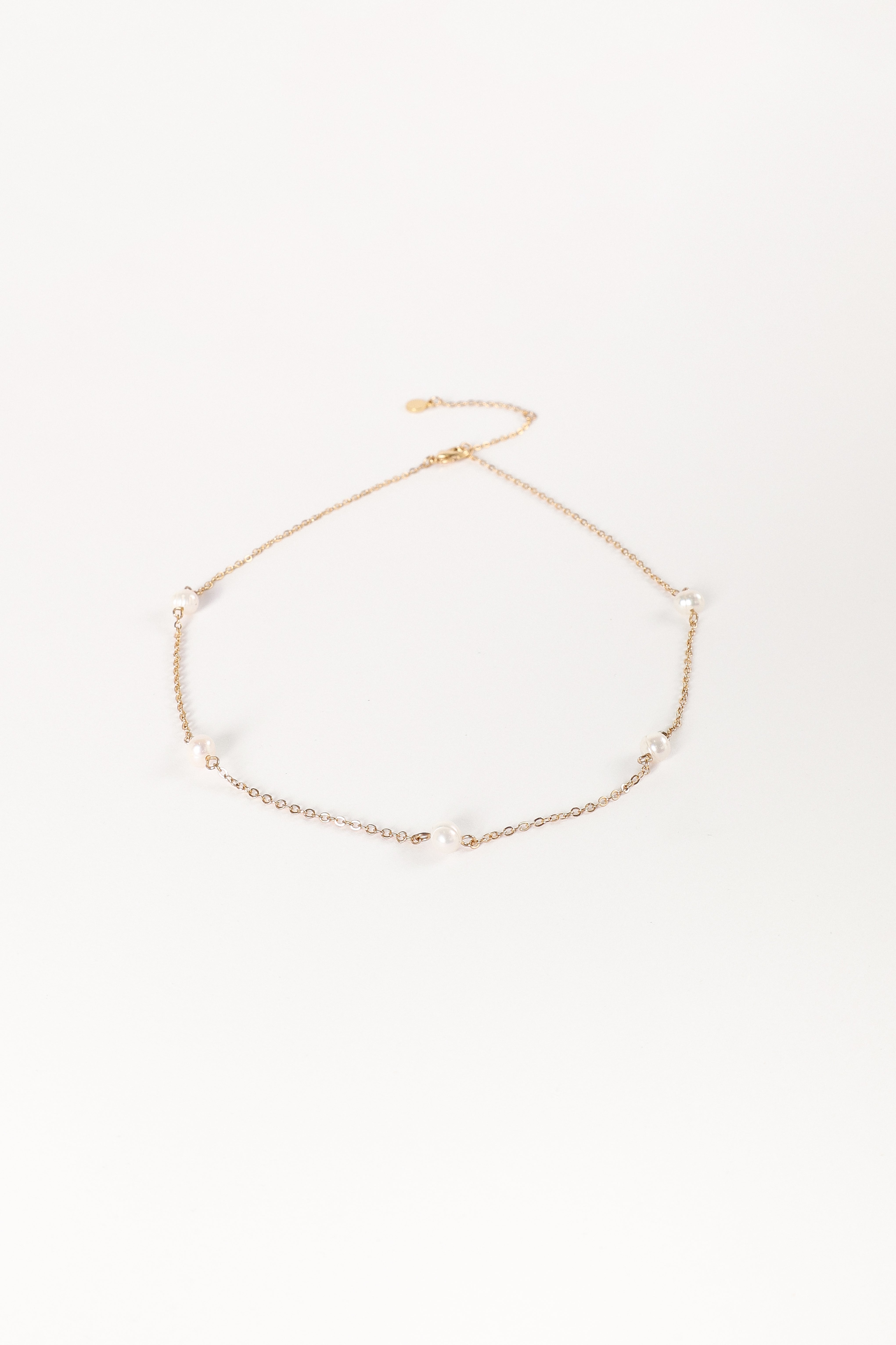 Kealy Pearl Necklace - 18K Gold Plated Elegant Women's Jewelry for Wedding, Party & Special Occasions