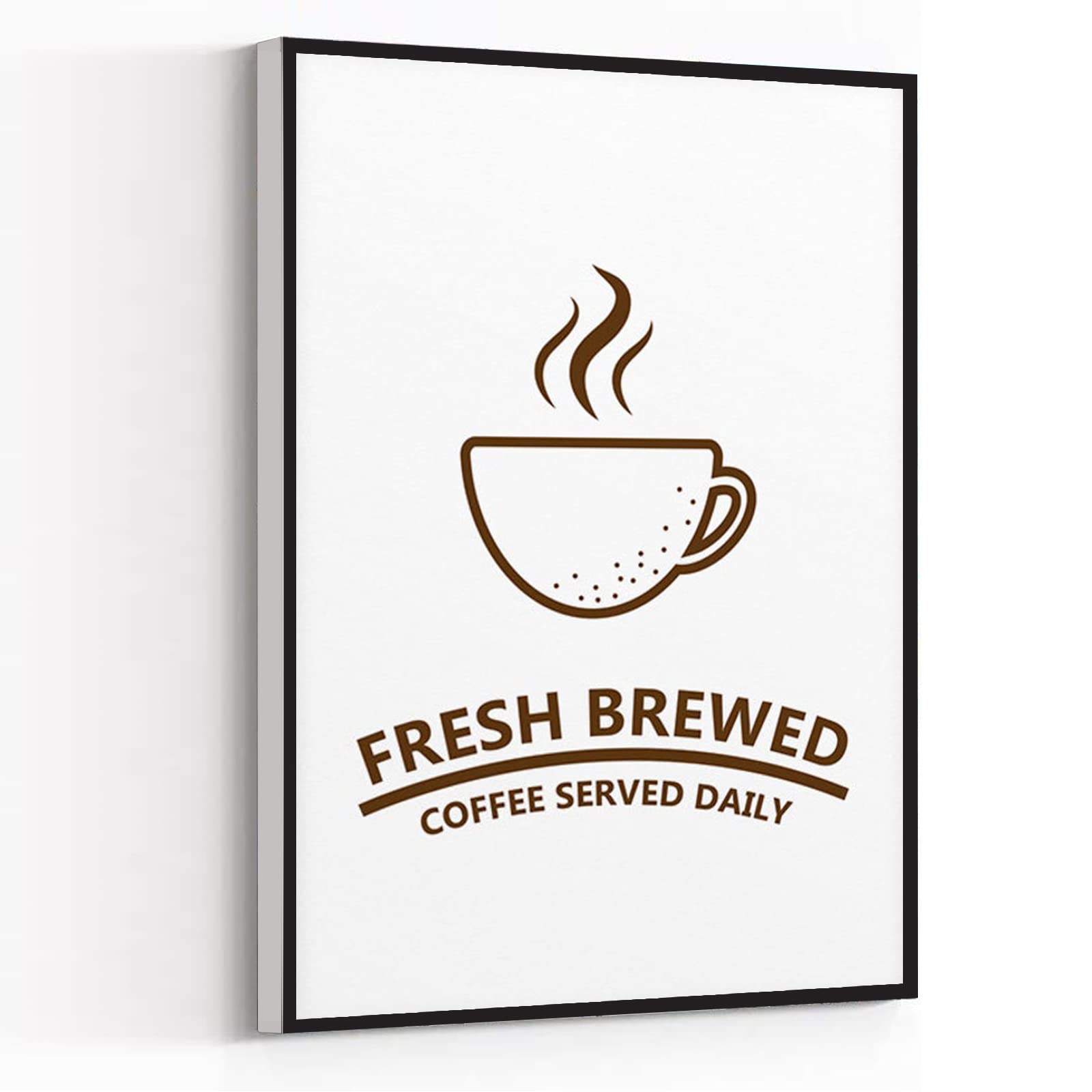 Fresh Brewed Coffee Print - Modern Wall Art for Bedroom & Office Decor