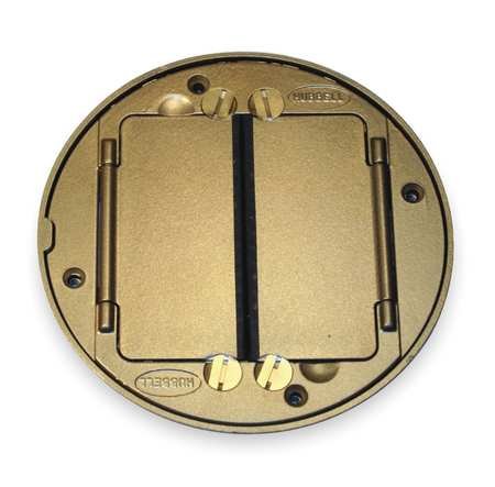 Brass Floor Box Cover Tile Flange - Durable & Decorative for Home & Office Flooring | Perfect for Electrical Outlets, Cable Management & Safety