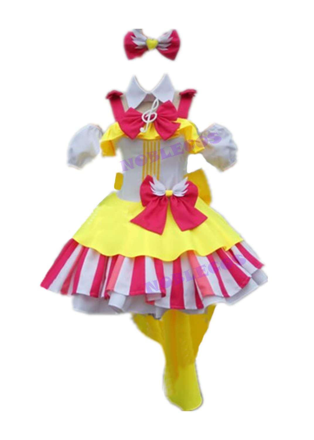 Anime Pretty Girl Manaka Laala Cosplay Costume Lolita Dress Halloween Outfit Full Set - Perfect for Cosplay Events, Halloween Parties, and Anime Conventions