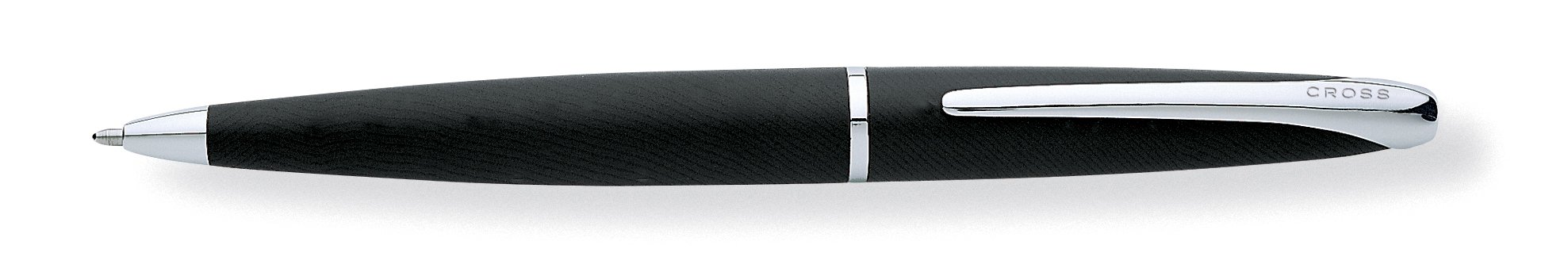 Premium Cross ATX Black Refillable Ballpoint Pen with Zip Pen Pouch Gift Set - Classic Black Executive Writing Pen for Office, Business, Gifts & Special Occasions