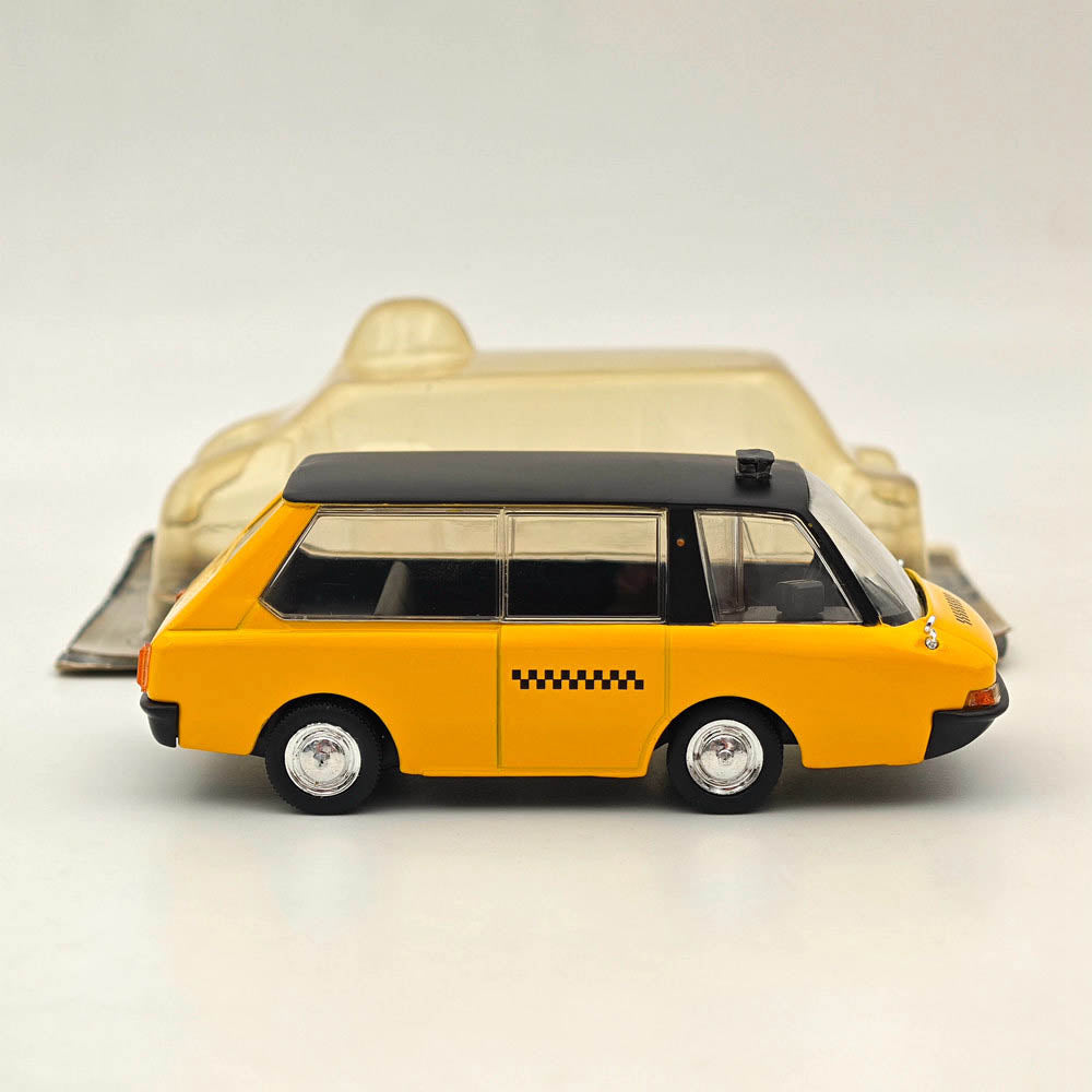 1/43 Scale DeAgostini Russian Concept Taxi Cab USSR Van Alloy Model Car - Collectible Die-Cast Vehicle for Display, Gifts & Soviet Era Enthusiasts - Perfect for Home Decor, Office Display & Car Collections