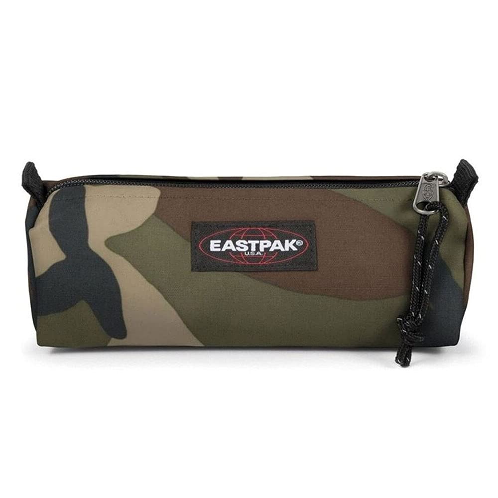 EASTPAK Camouflage Pencil Case for Men - 21cm School & Office Organizer for Pens, Pencils & Stationery - Durable Zippered Pouch for Students, Professionals & Travel