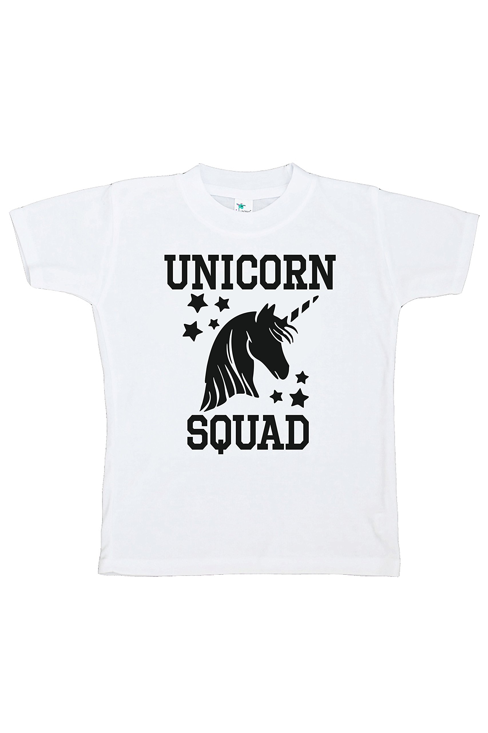 7 ate 9 Apparel Kids Unicorn Squad Graphic T-Shirt - Cute Unicorn Print Cotton Tee for Girls - Perfect for Birthday Parties, School & Playdates