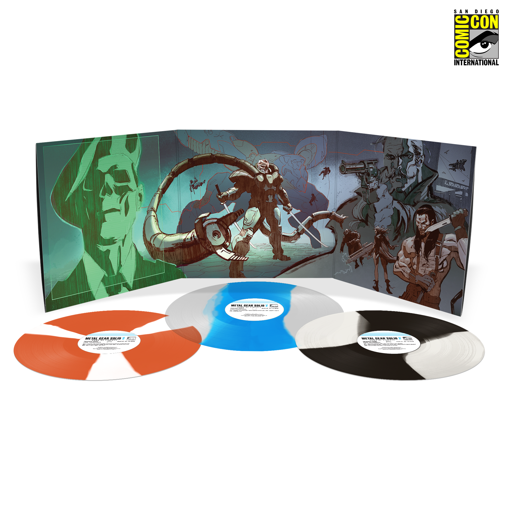 Metal Gear Solid 2: Sons of Liberty Original Video Game Soundtrack (SDCC 2024 Exclusive) - Limited Edition Collector's Item for Gamers & Anime Fans - Perfect for Gaming Sessions, Conventions & Display Collections