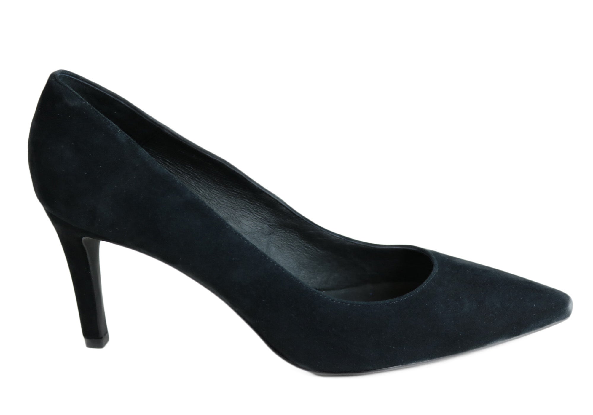 RMK Abra Women's Mid Heel Leather Pointed Toe Pumps - Elegant Office & Party Dress Shoes for Professional Women