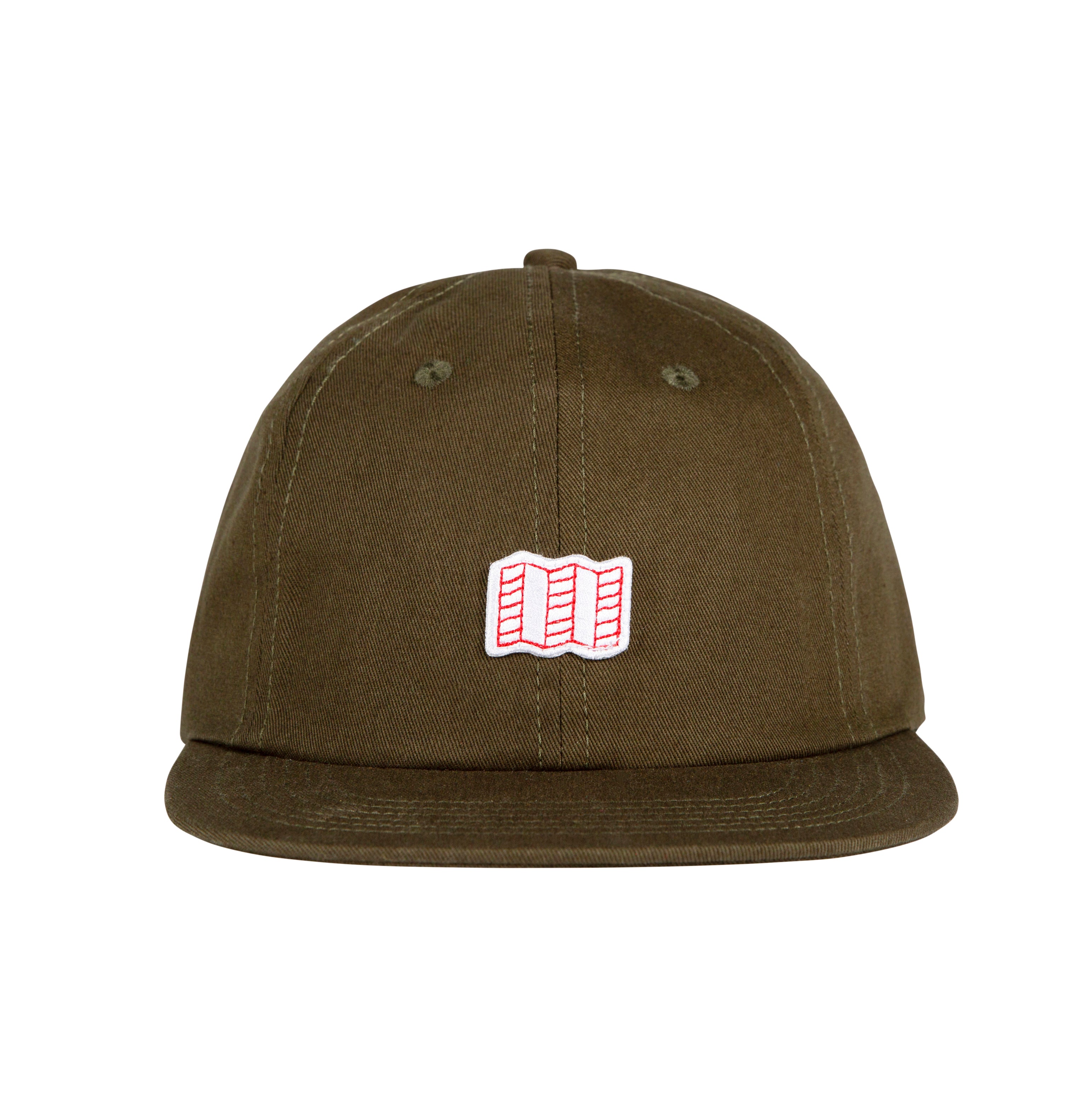 Topo Designs Mini Map Hat - Olive Green Outdoor Adventure Cap for Hiking, Camping & Travel - Lightweight & Durable Sun Protection