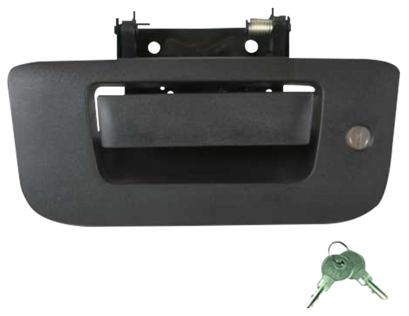 Pop & Lock PL1310 Black Manual Tailgate Lock for Chevy/GMC Trucks (New Body Style) - Secure Your Pickup Bed & Protect Cargo from Theft
