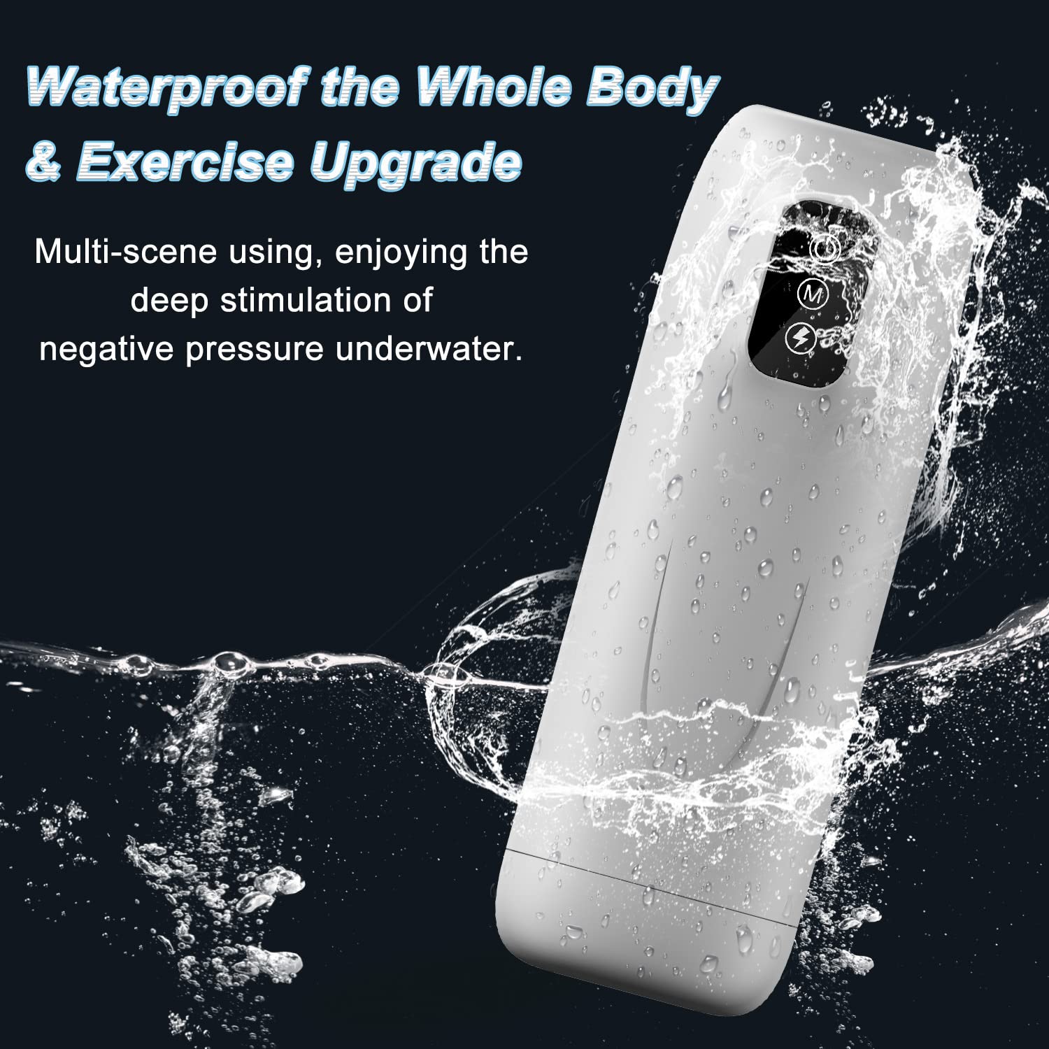XCJRPRO Automatic Male Masturbator - 7 Powerful Thrusting Modes, 100% Waterproof Electric Masturbation Cup for Men | Realistic Pocket Pussy & Blowjob Simulator | Adult Sex Toy for Solo Pleasure & Stress Relief | Perfect for Home Use, Travel & Discreet Storage