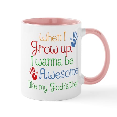 White/Pink Inside - Awesome Godfather Mug