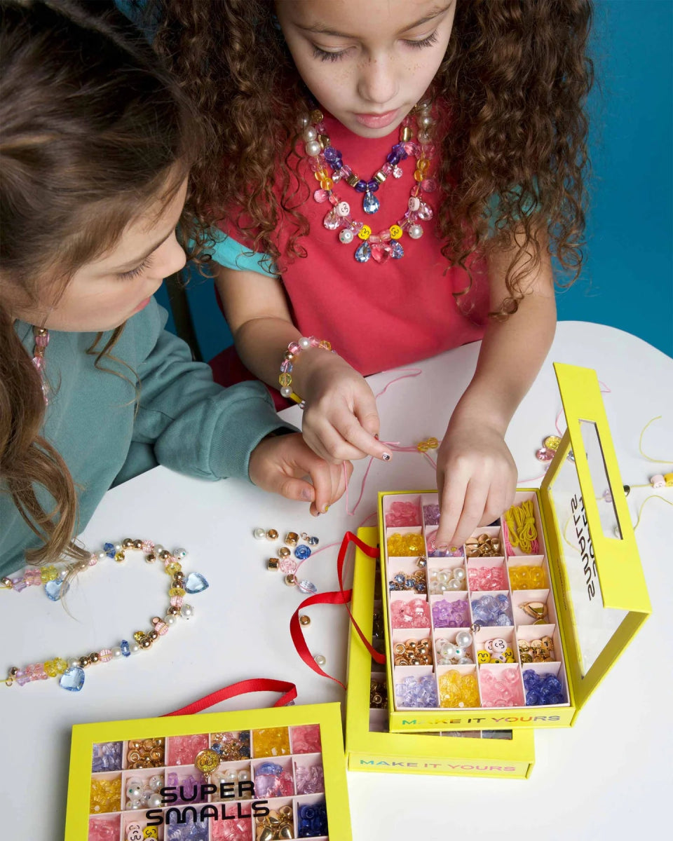 MAKE IT SUPER DIY Bead Kit for Jewelry Making - Creative Craft Beads Set for Kids & Adults - Perfect for Bracelets, Necklaces & DIY Art Projects