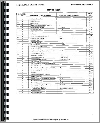 Caterpillar D349 Engine Service Manual (Serial Numbers 61P & Up, 62P1 & Up) - Complete Repair Guide for Heavy Equipment & Industrial Machinery Maintenance