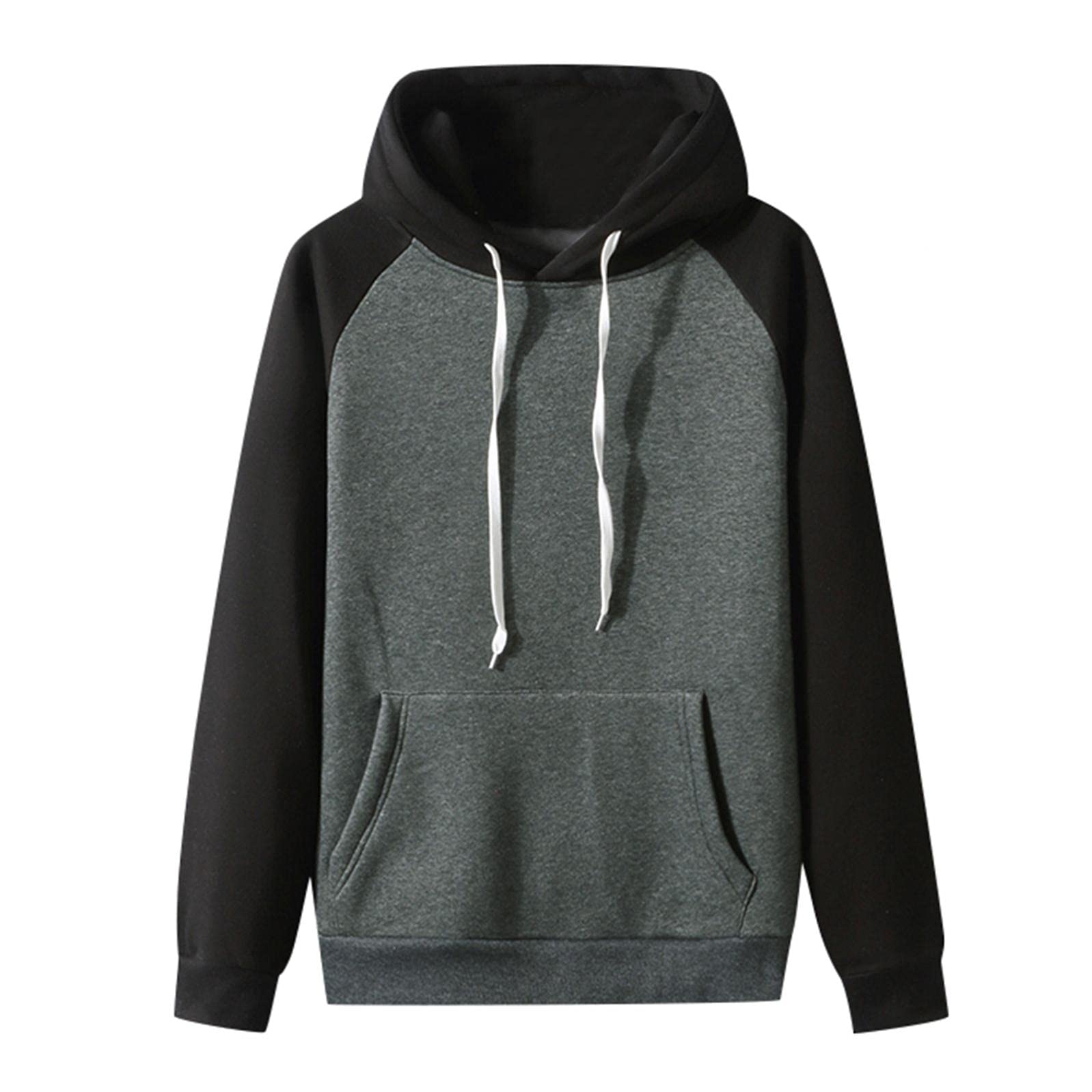 Men's Slim Fit Fleece Hoodie - Winter Warm Pullover with Pocket, Long Sleeve Plain Hooded Sweatshirt | Casual Wear, Outdoor Activities & Gym Essentials