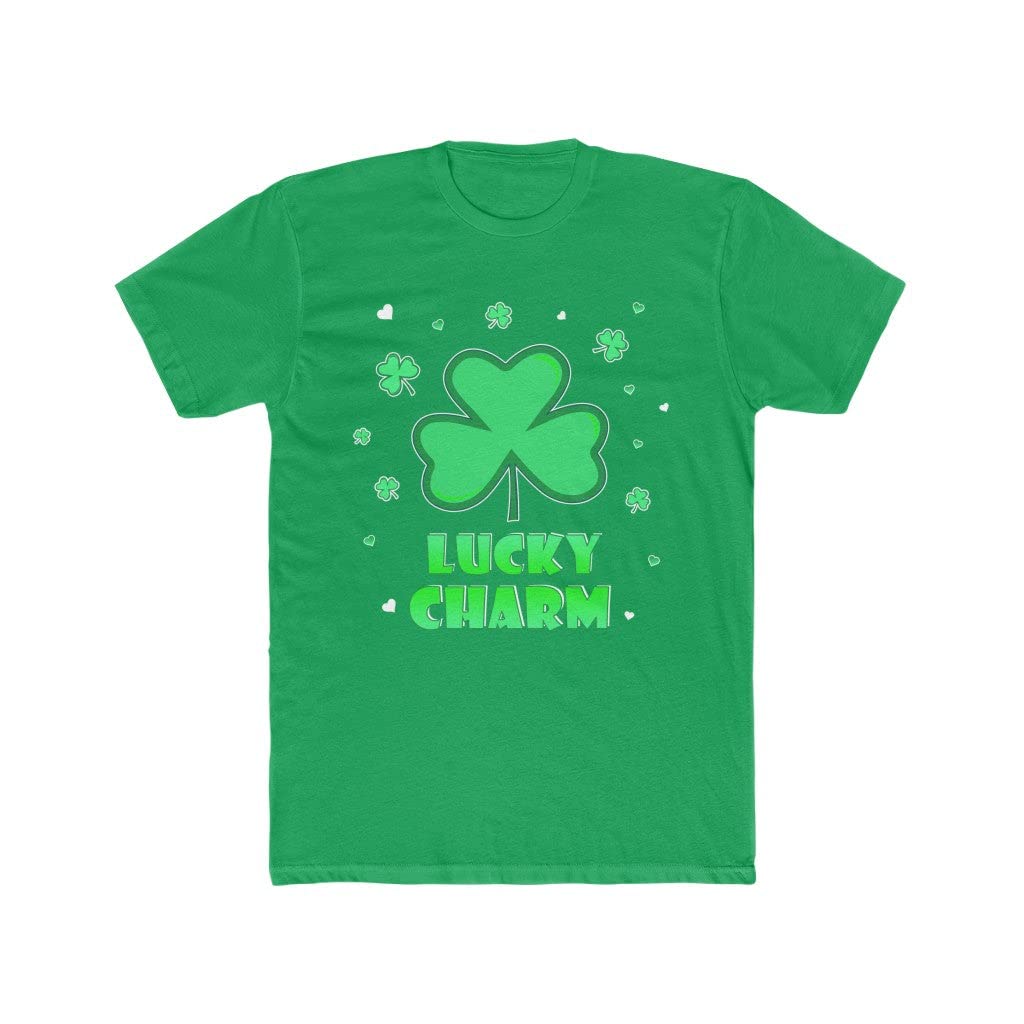 Men's St Patrick's Day Shirt - Lucky Charm Clover Design for St Patty's Day Celebration | Perfect for Irish-Themed Parties & Festive Events