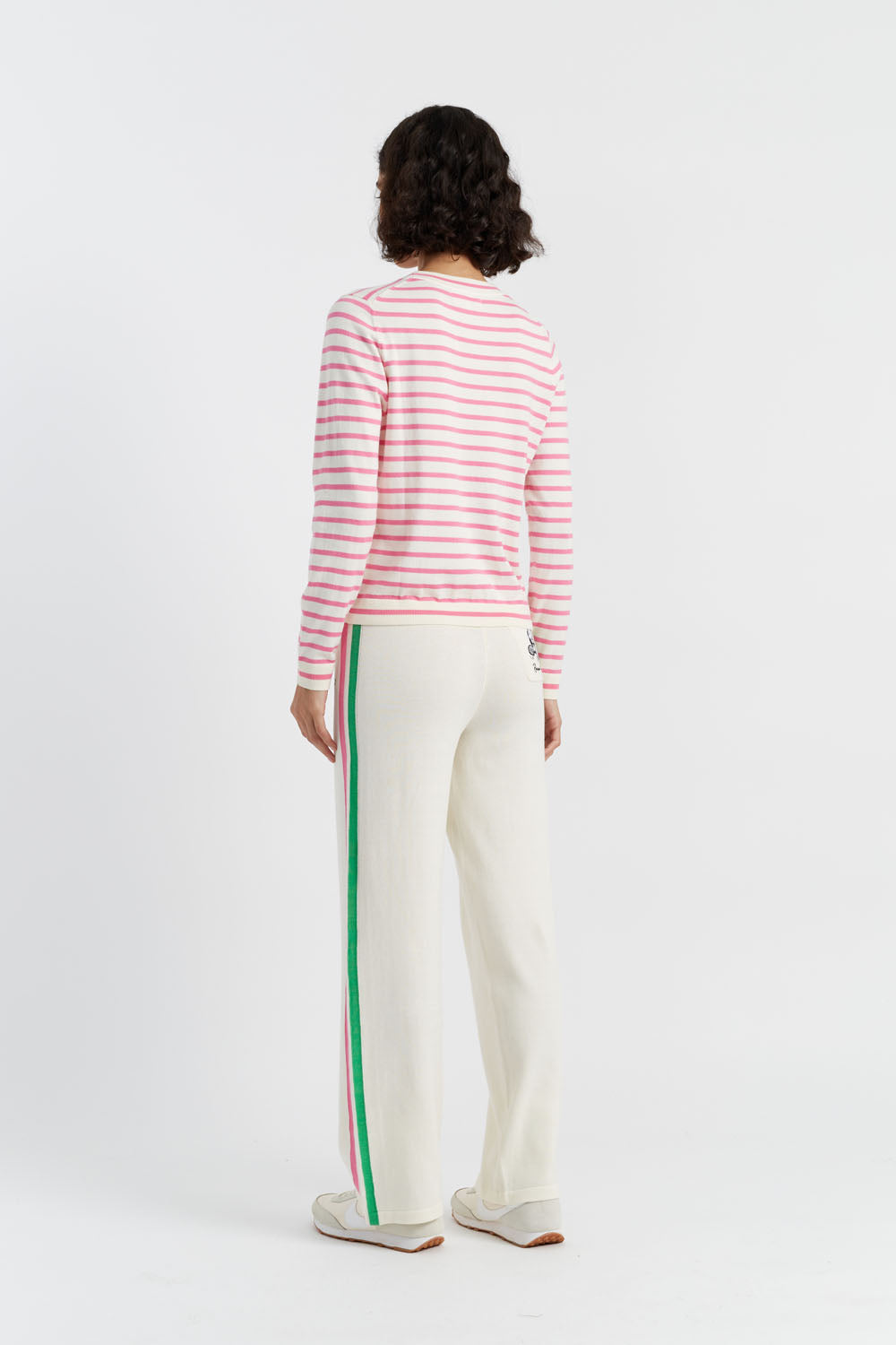 Stylish Pink Cotton Peanuts Racquet Club Sweater for Women - Casual Winter Pullover for Tennis, Golf & Everyday Wear