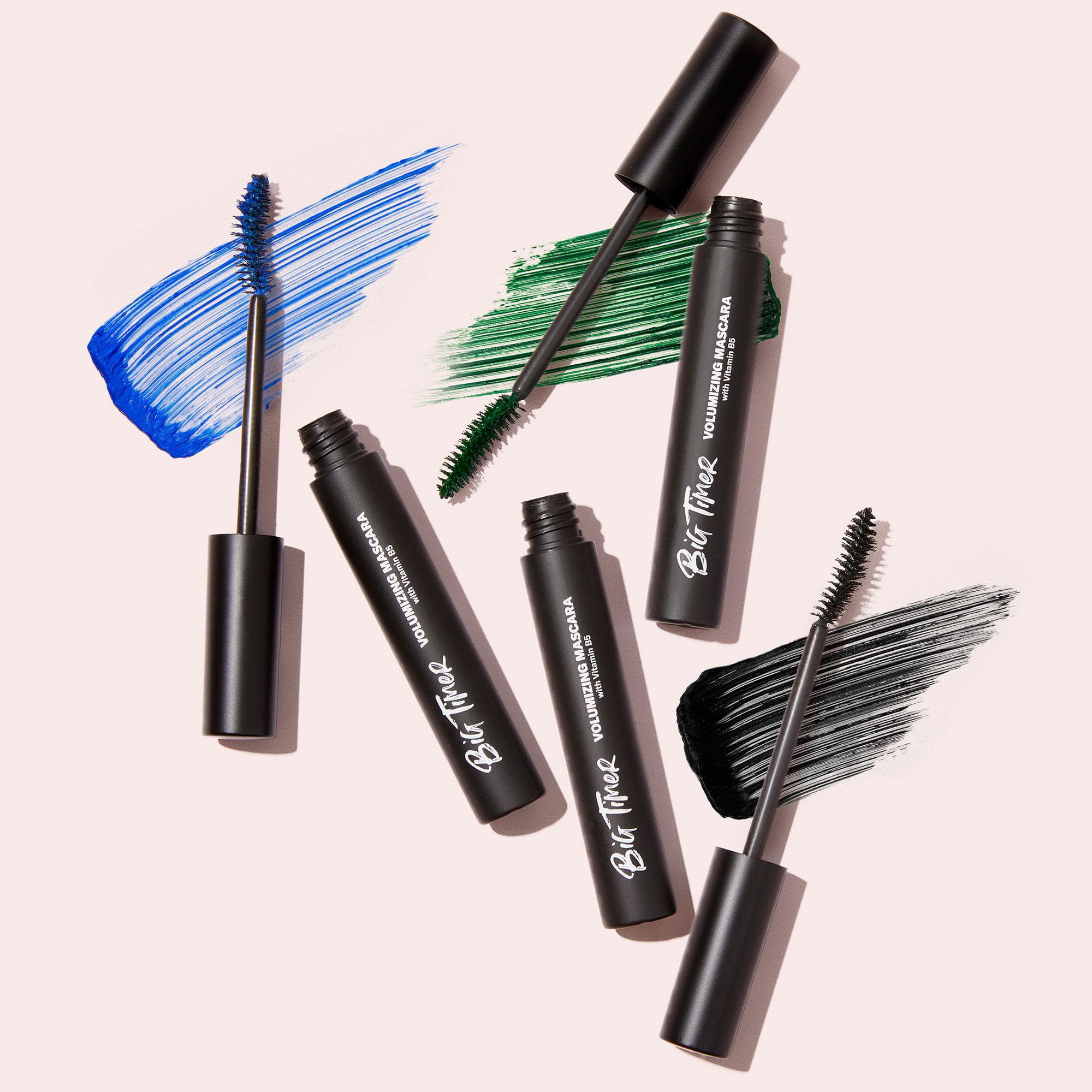 The Lip Bar Big Timer Volumizing Mascara - Lengthening & Nourishing Mascara for Dramatic Lashes | Best of Beauty Award Winner | Black | Perfect for Date Night & Special Occasions