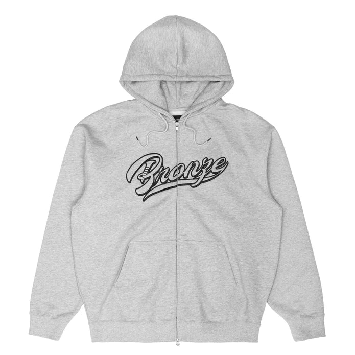 Bronze 65k Sports Zip Hoody for Men & Women - Lightweight Athletic Pullover Jacket for Running, Gym, and Outdoor Activities - Grey