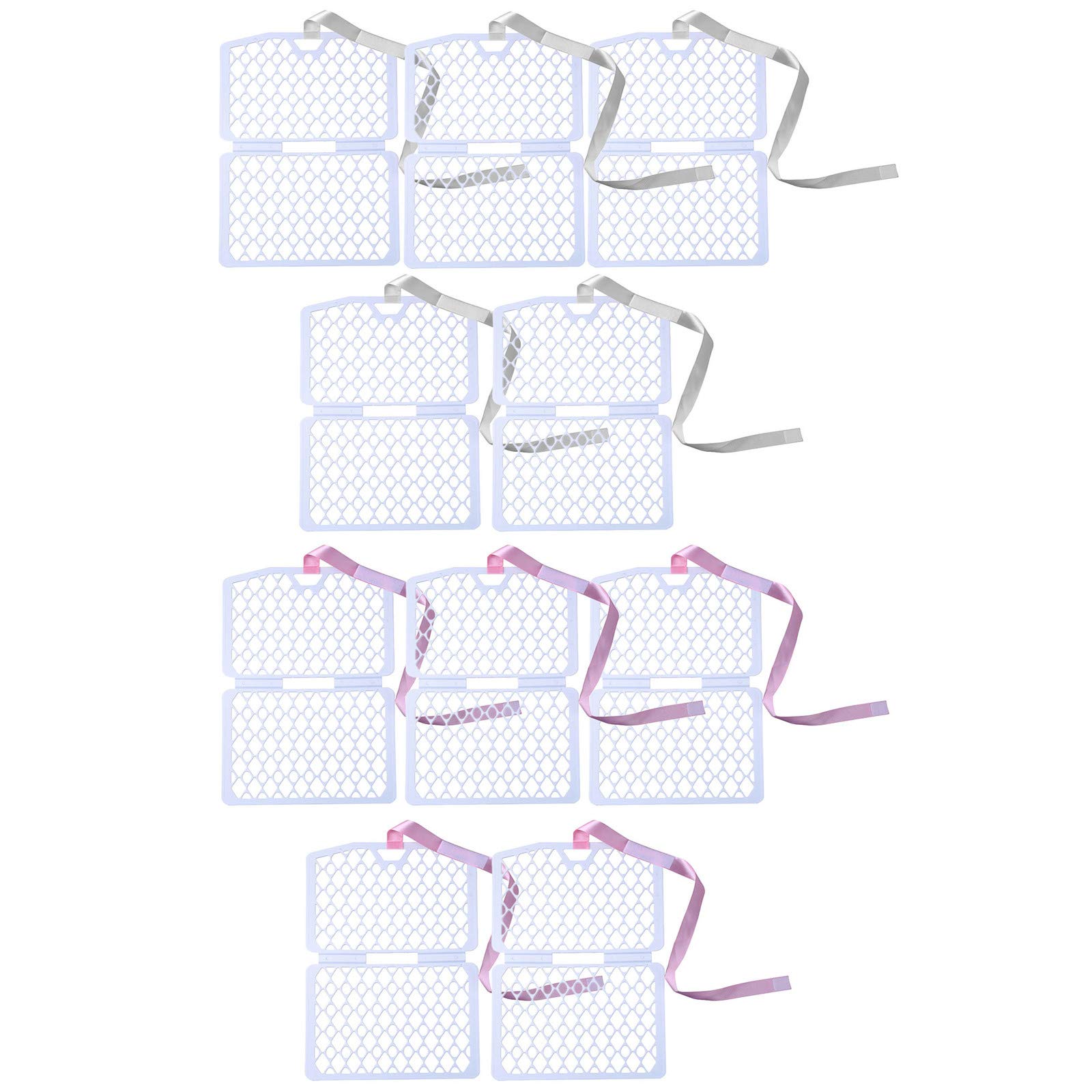 10-Piece Foldable Clothes Organizer Set with Extra Large Zippered Storage Bags - Space Saving Wardrobe Solution for Travel, Home & Laundry Organization