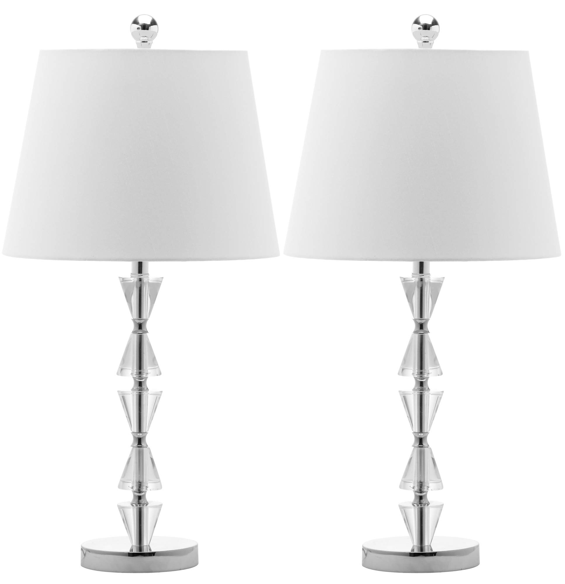 SAFAVIEH Modern Crystal Table Lamp Set of 2 - 21