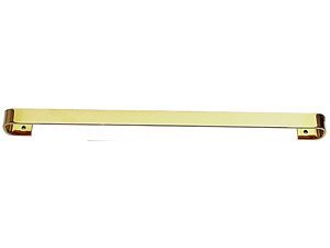 Enclume Handcrafted 18-Inch Wall Mounted Rack with 6 Heavy-Duty Hooks & Brass Utensil Bar - Perfect for Kitchen Organization, Pantry Storage & Rustic Home Decor
