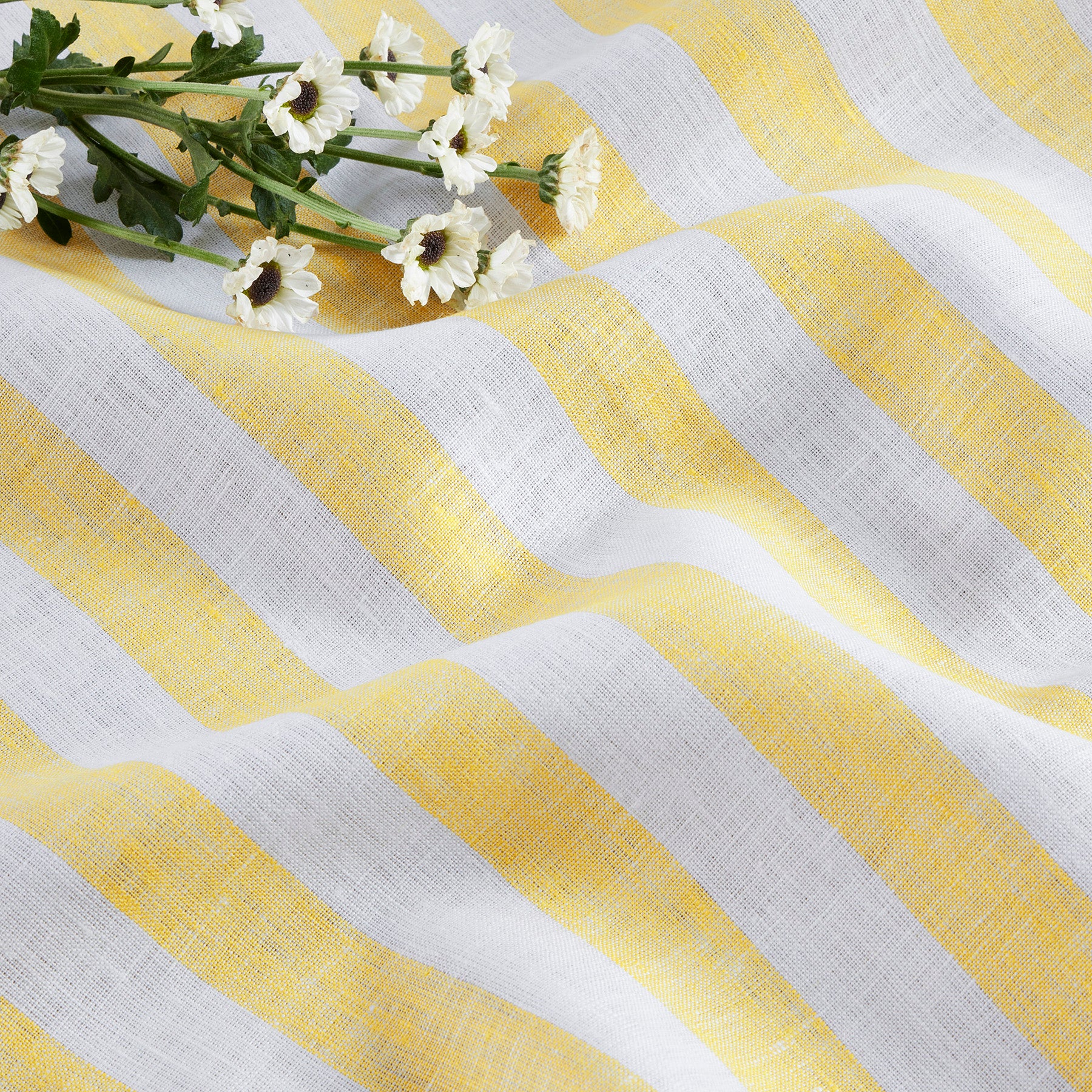 Sorrento Stripe Table Throw - Elegant Striped Tablecloth for Dining Room & Kitchen Decor - Perfect for Parties, Holidays, and Everyday Use