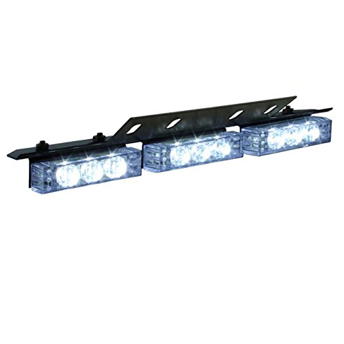 White 9 LED Light Bar