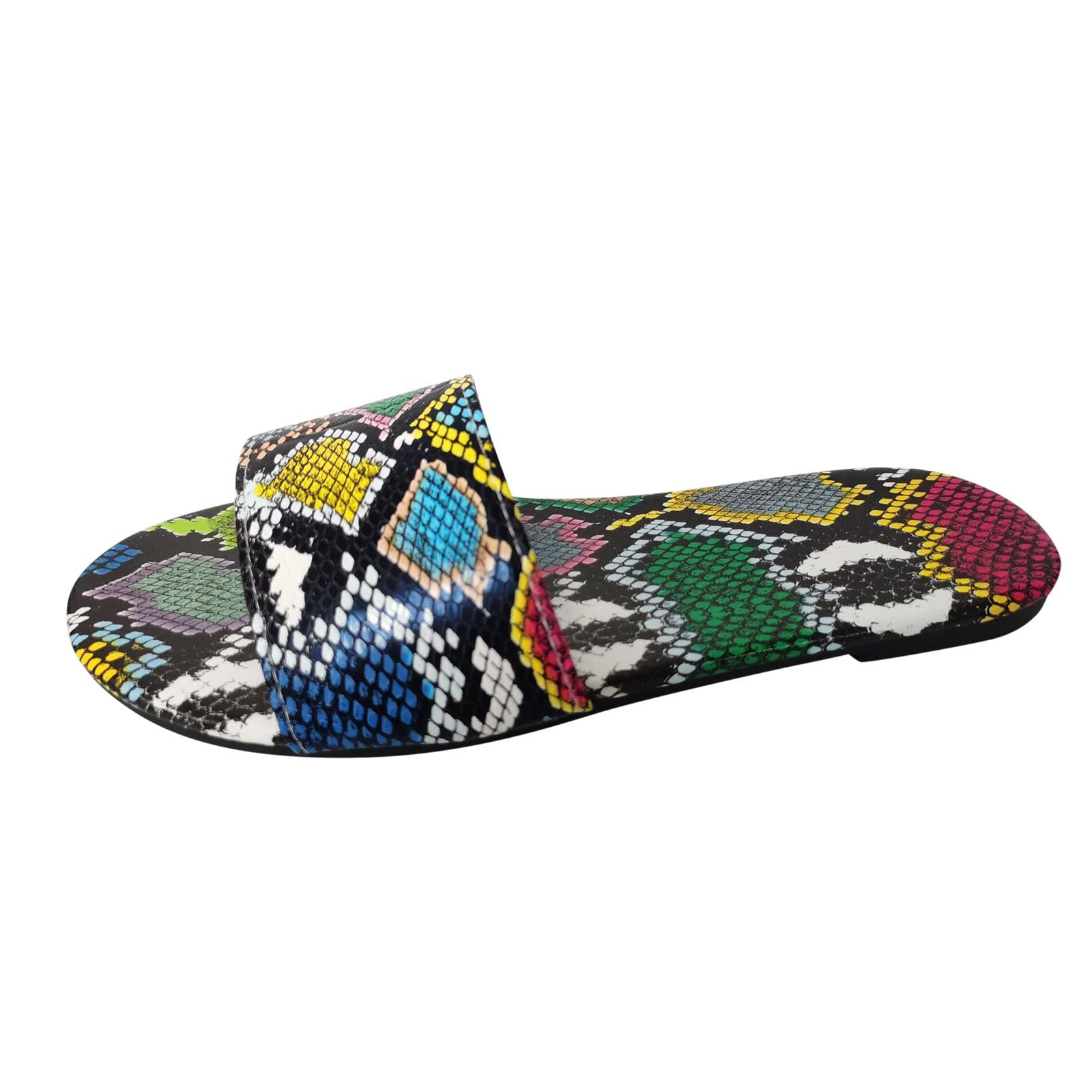 Women's Summer Slippers - Fashionable Leopard Print Flip Flops for Outdoor & Beach Wear - Comfortable Sandals for Ladies - Perfect for Poolside, Vacation, and Casual Outings