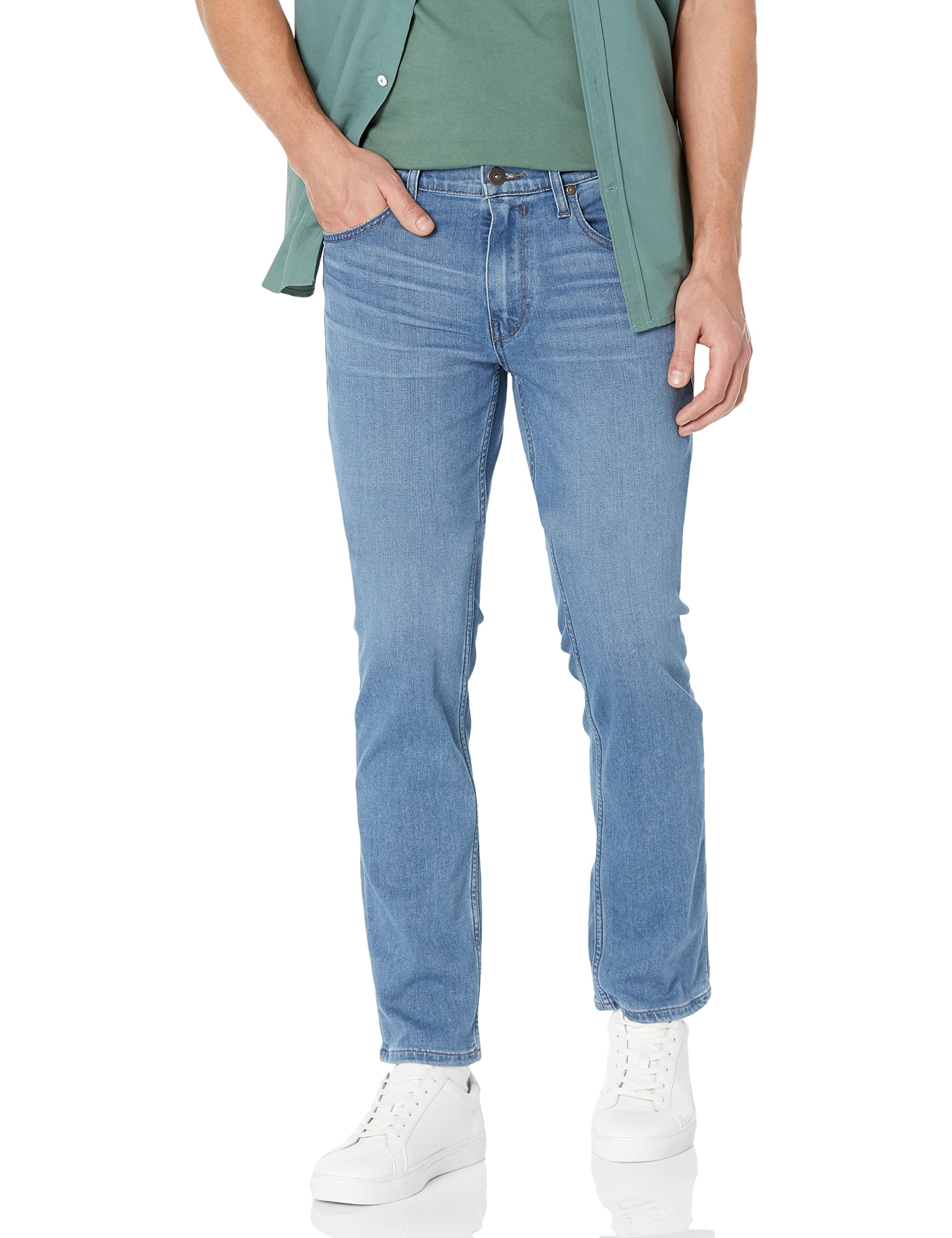 PAIGE Men's Federal Birch Jeans - Slim Fit Stretch Denim Pants for Casual & Business Wear | Perfect for Office, Dating & Weekend Outings