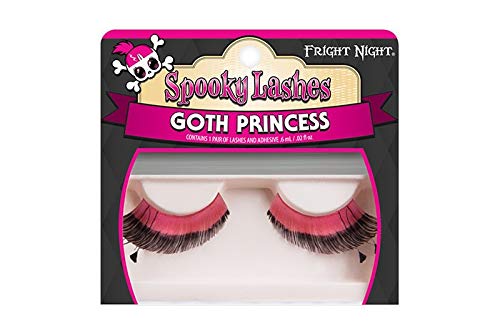 Fright Night Spooky Lashes - Gothic Princess False Eyelashes for Halloween & Costume Makeup | Dramatic Vampire, Witch & Cosplay Accessories