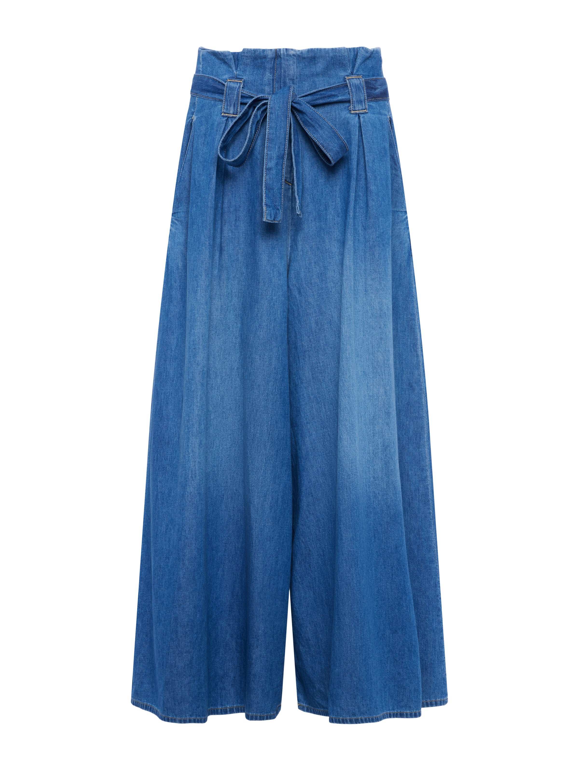 Lowen Cropped Wide Leg Jeans for Women - High Waist Distressed Denim Pants | Perfect for Casual Outfits, Street Style & Everyday Wear