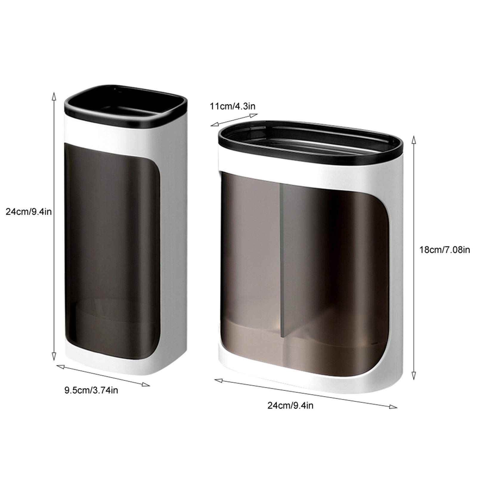 Wall Mounted Disposable Cup Dispenser - Universal Anti-Dust Paper Cup Holder for Kitchen, Office & Home (Green, 18x11x24cm) - Perfect for Coffee Stations, Pantry Organization & Party Supplies