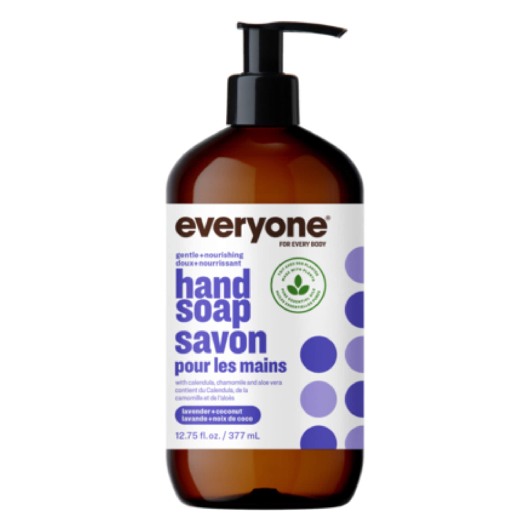 Natural Lavender Coconut Hand Soap - Moisturizing & Antibacterial for Kitchen, Bathroom & Office Use