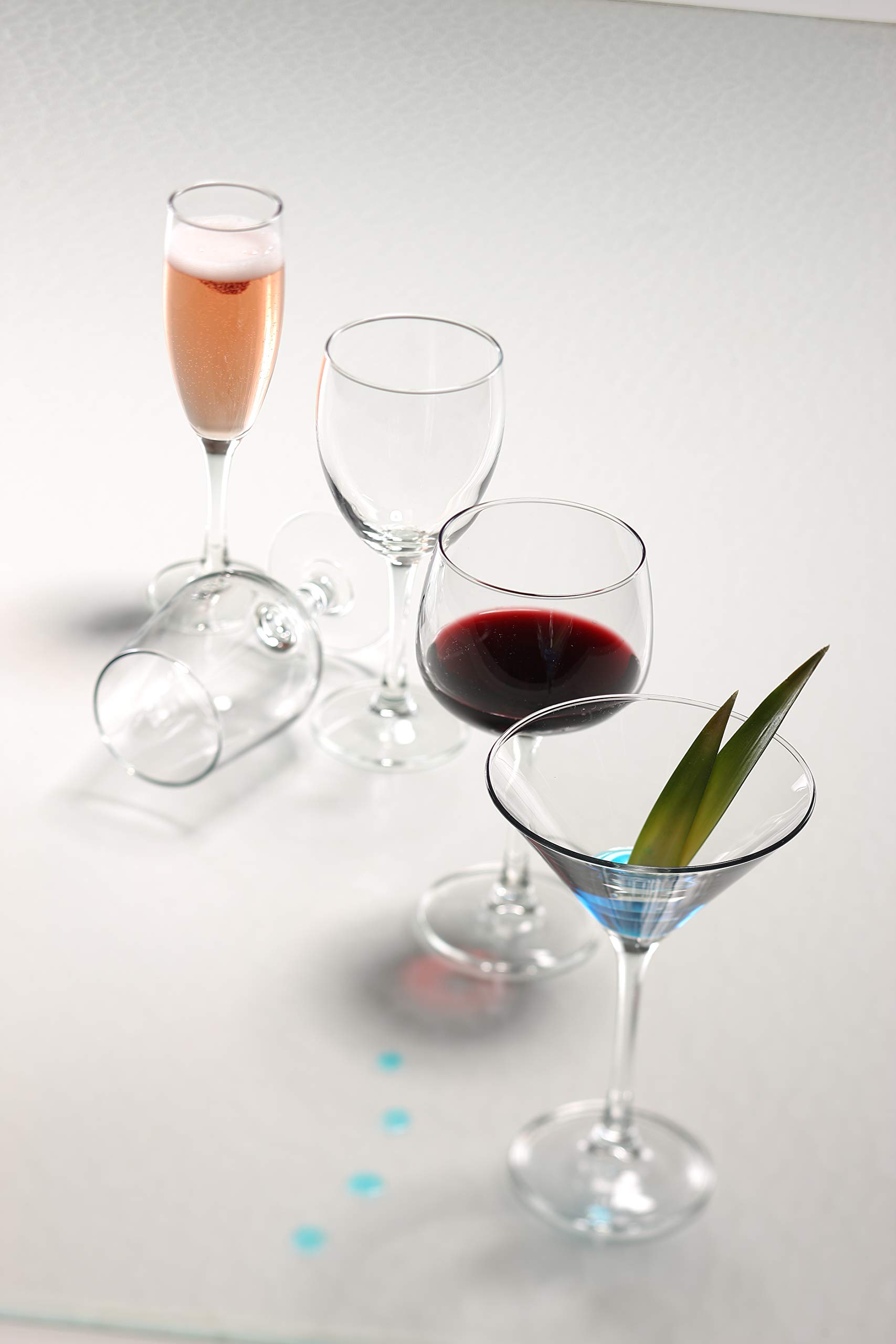 ARCOROC Excalibur Specialty Martini Glass - 7.25 oz Clear Crystal Cocktail Glass - Perfect for Martinis, Cocktails & Elegant Home Bar Entertaining
