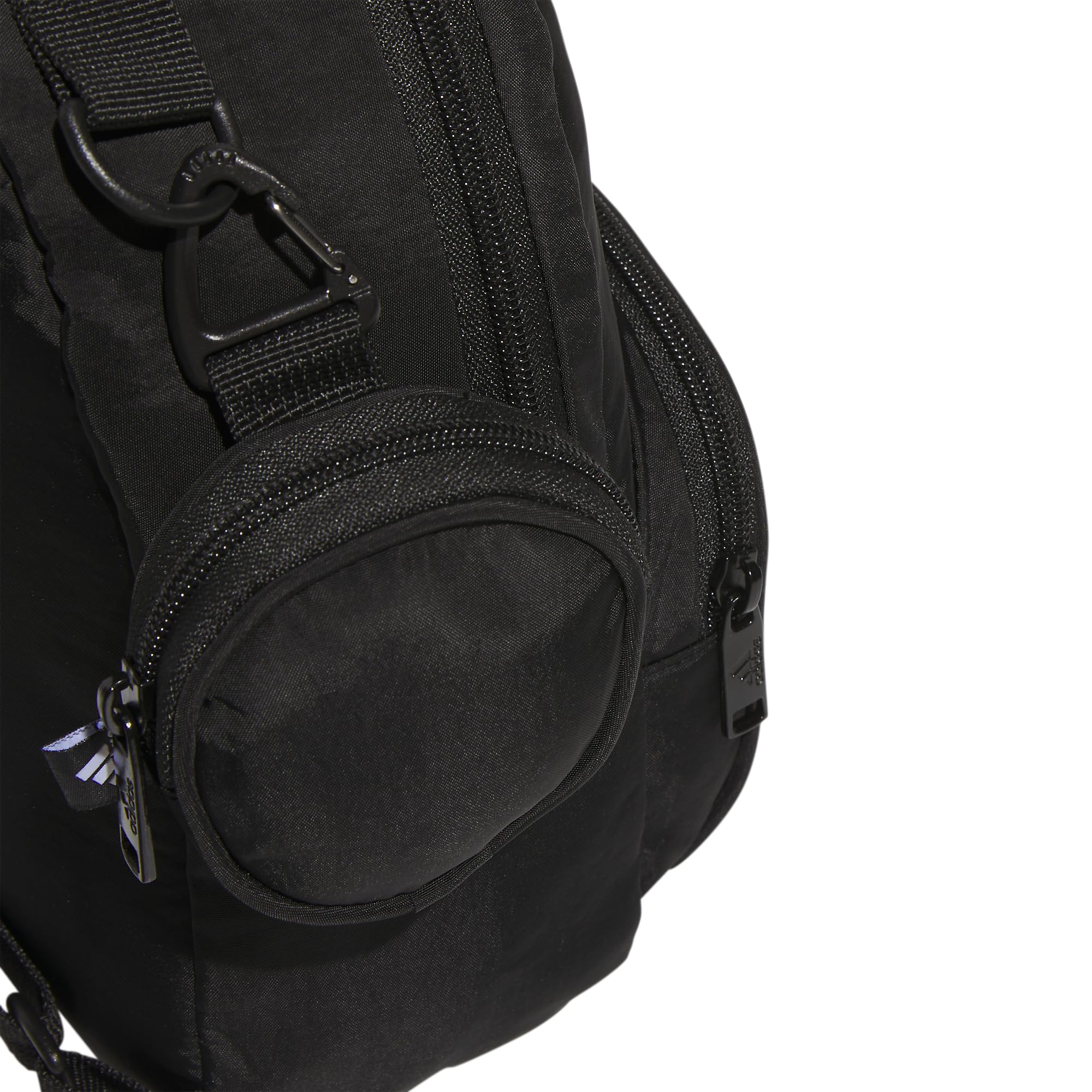 Adidas Mini Backpack for Women & Men - Lightweight Small Backpack for Travel, Festivals, School & Daily Use - Black & White One Size Unisex Daypack
