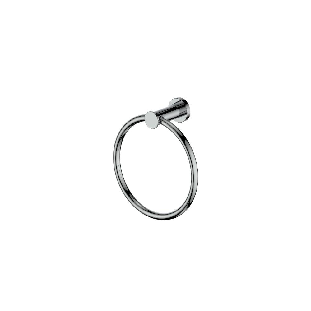 ZLINE Emerald Bay Chrome Towel Ring - Modern Bathroom Accessory for Towel Storage | Perfect for Bathrooms, Powder Rooms & Spa Retreats