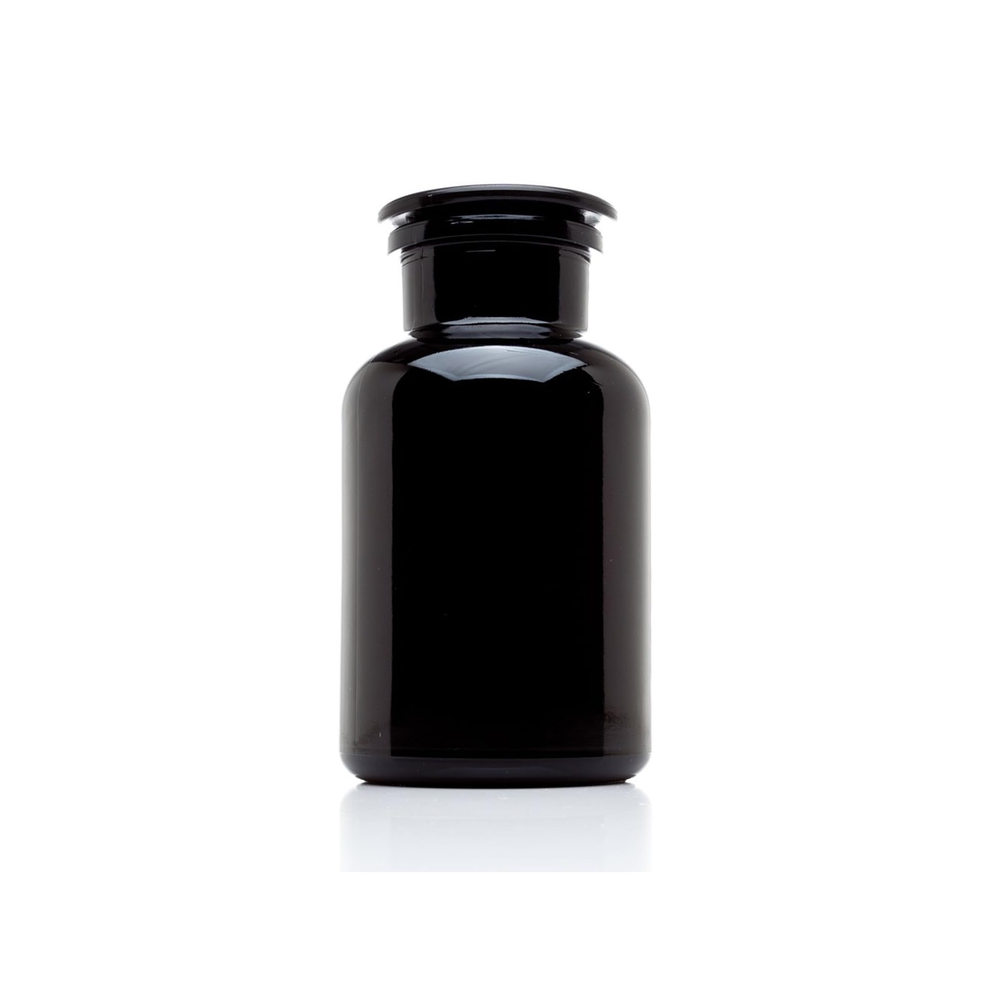 Infinity Jars 1L (34 Fl oz) Black UV Glass Airtight Storage Jars - 3 Pack | Premium Apothecary Jars for Tea, Spices, Herbs & Dried Goods | Smell Proof, Light Protection & Reusable | Perfect for Kitchen Pantry, Coffee Station & Home Organization