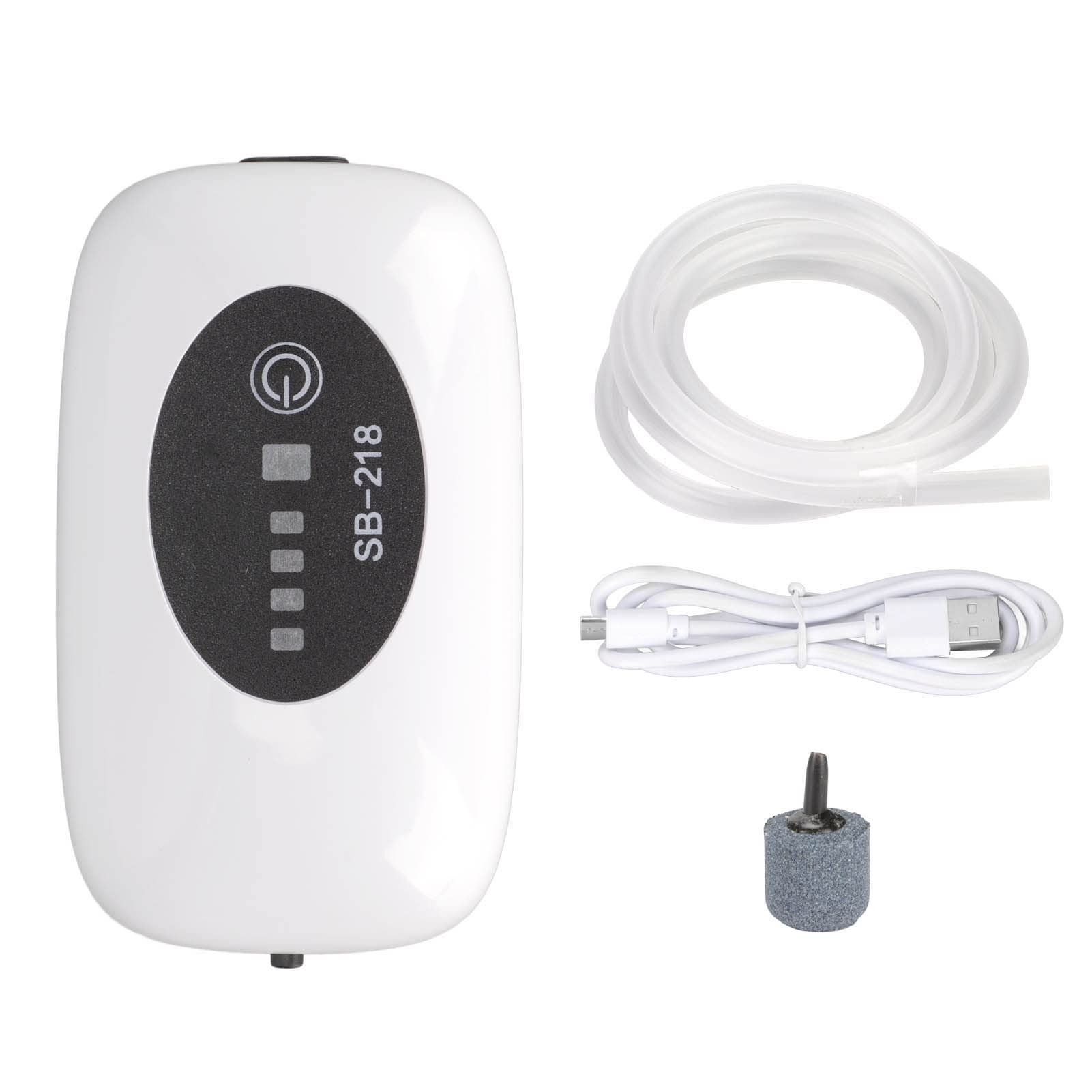 Rechargeable Aquarium Air Pump - Dual Mode Portable Fish Tank Oxygen Pump with Shock Absorption & Energy Saving - Perfect for Indoor Aquariums, Fish Tanks, and Home Decoration