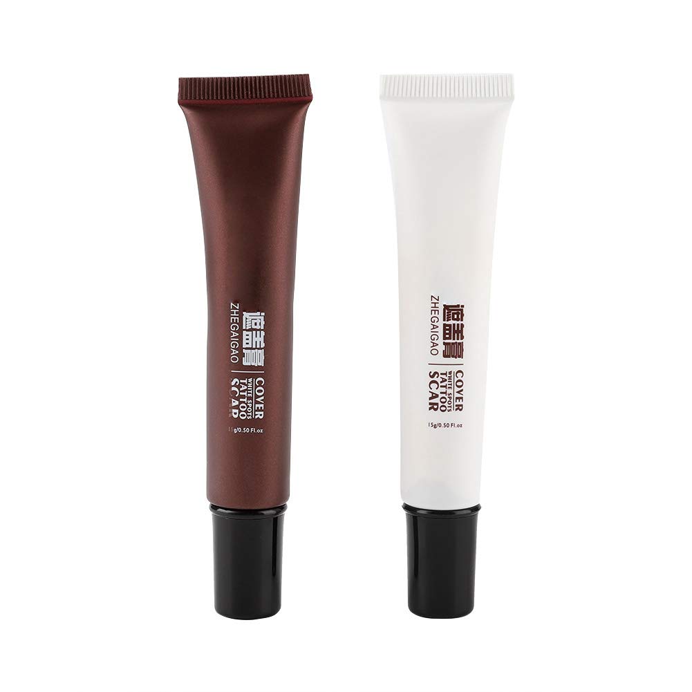 Professional Scar Concealer & Tattoo Cover Up - Long Lasting Makeup for Birthmarks, Acne Scars & Tattoos - Waterproof & Sweatproof for Daily Use & Special Occasions