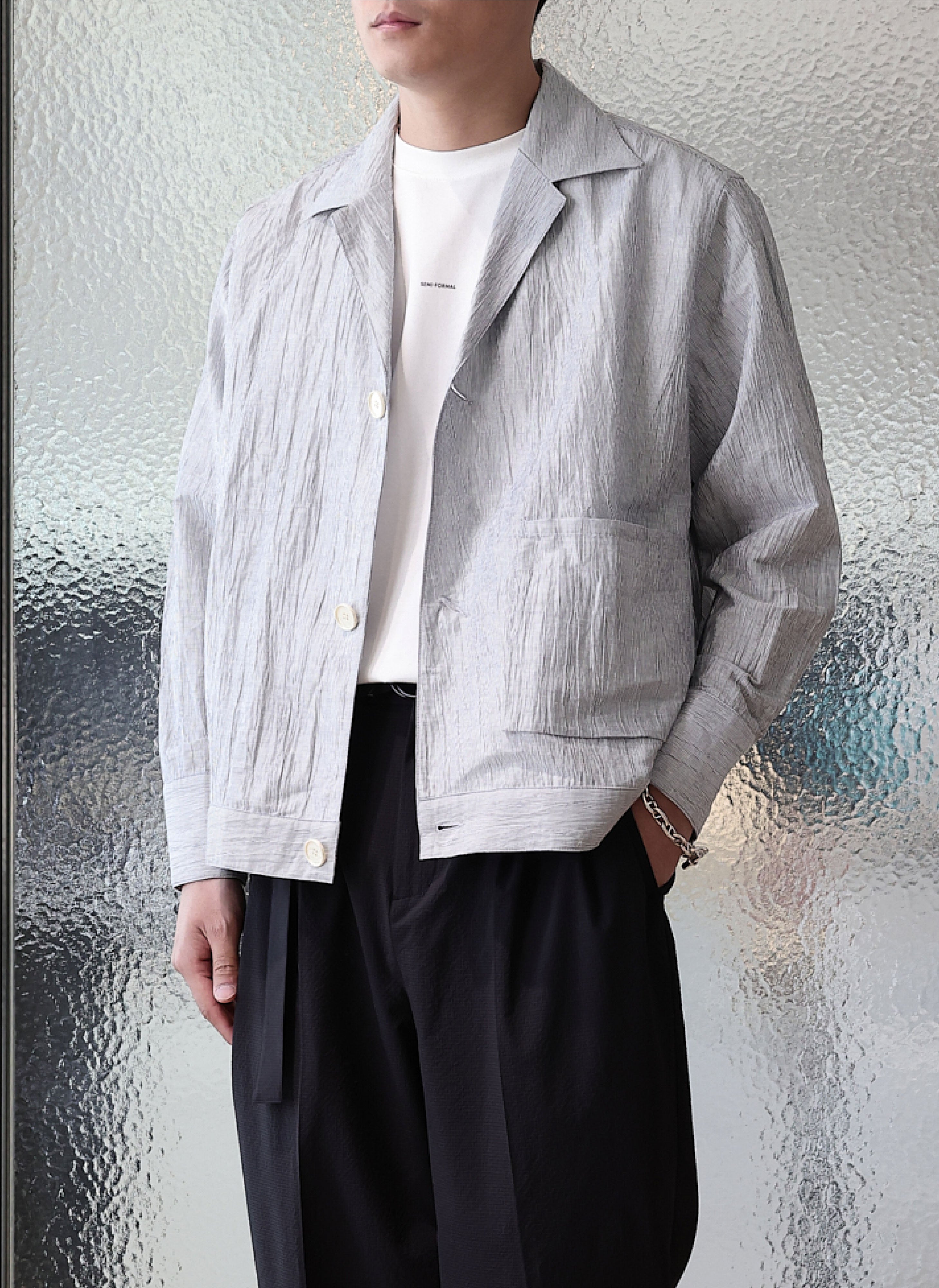 Stylish Hybrid Linen Shirt Trucker Jacket for Men & Women - Breathable Summer Casual Wear for Outdoor Activities & Street Fashion